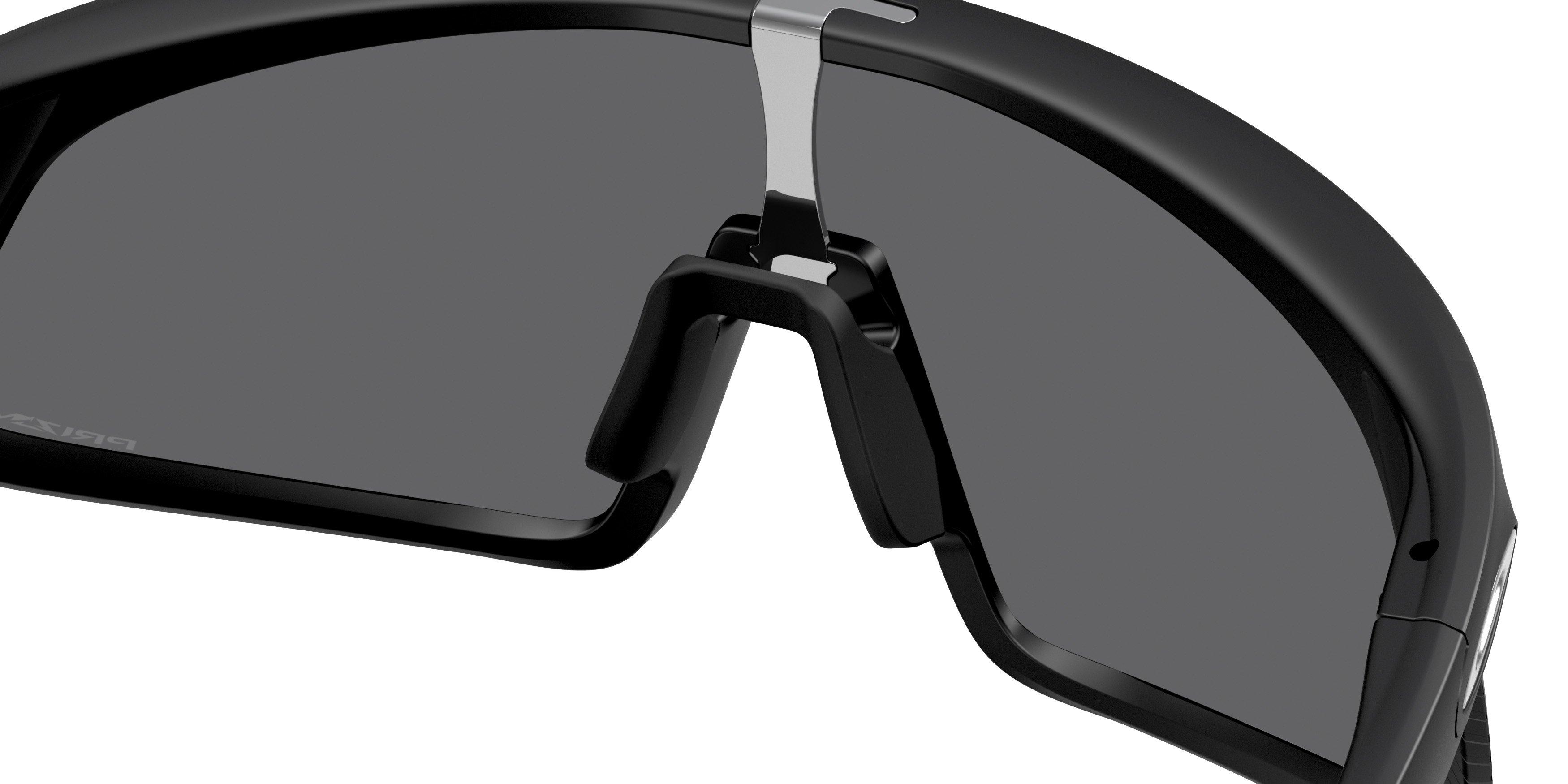 Oakley RSLV Prizm Black Sunglasses - Matte Black - BLACK/GREY Thumbnail View 6