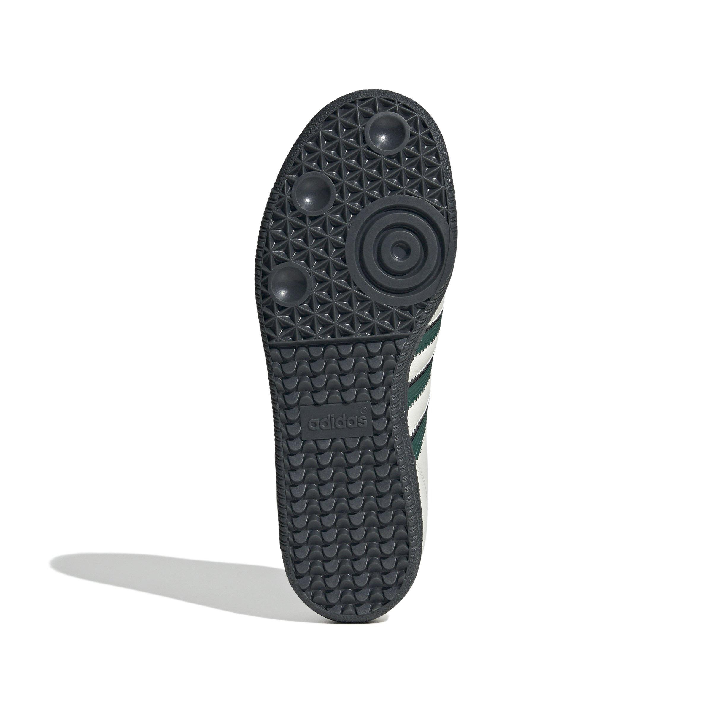 adidas Originals Samba JP Grade School Boys' "Core White/Collegiate Green/Carbon" Shoe