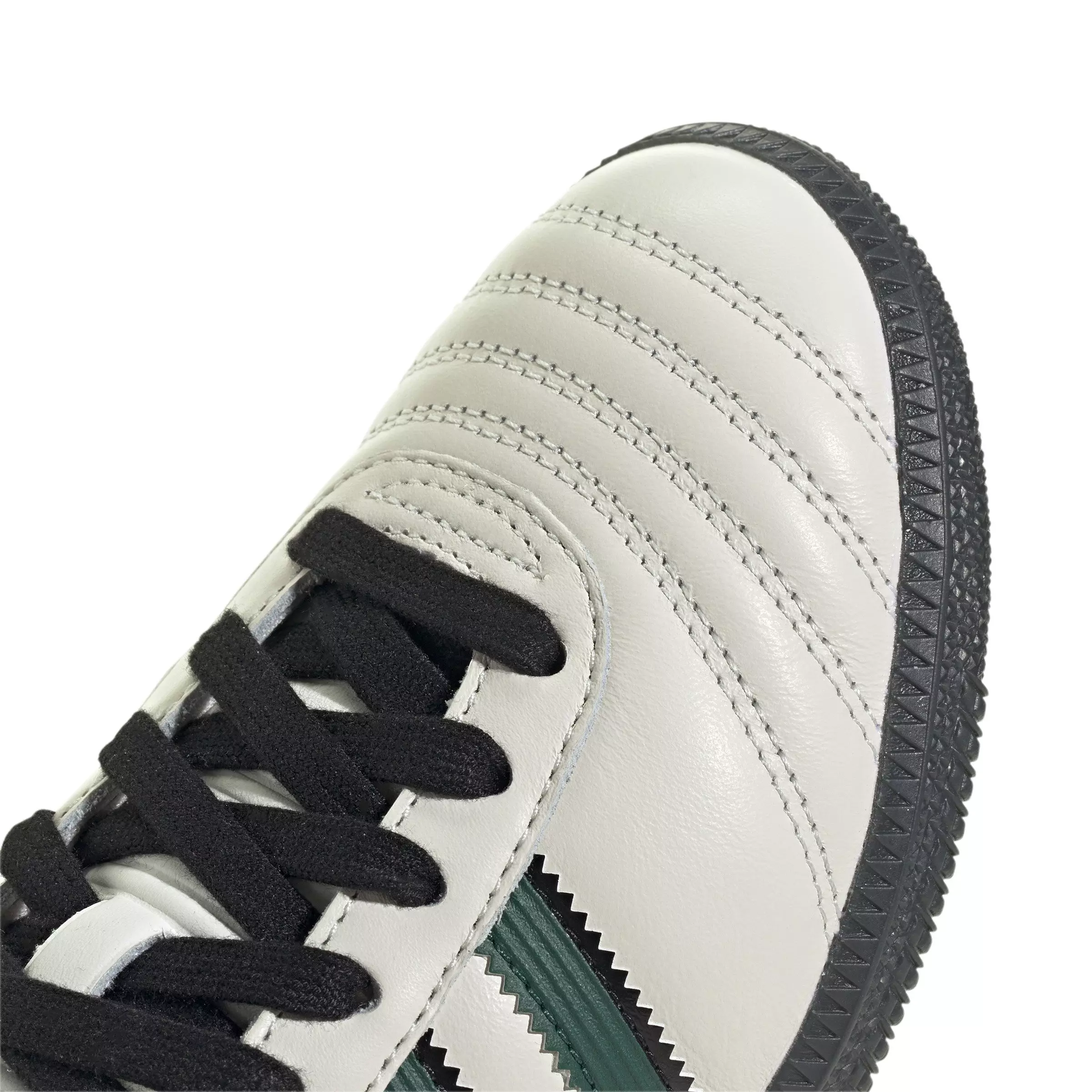 adidas Originals Samba JP "Core White/Collegiate Green/Carbon" Grade School Boys' Shoe - WHITE/GREEN/CARBON