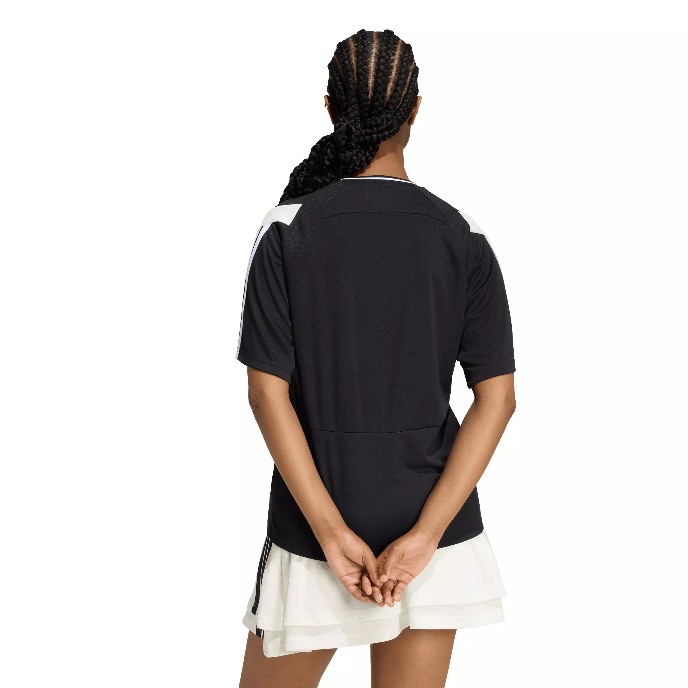 adidas Women's House of Tiro Jersey - Black/White - BLACK/WHITE