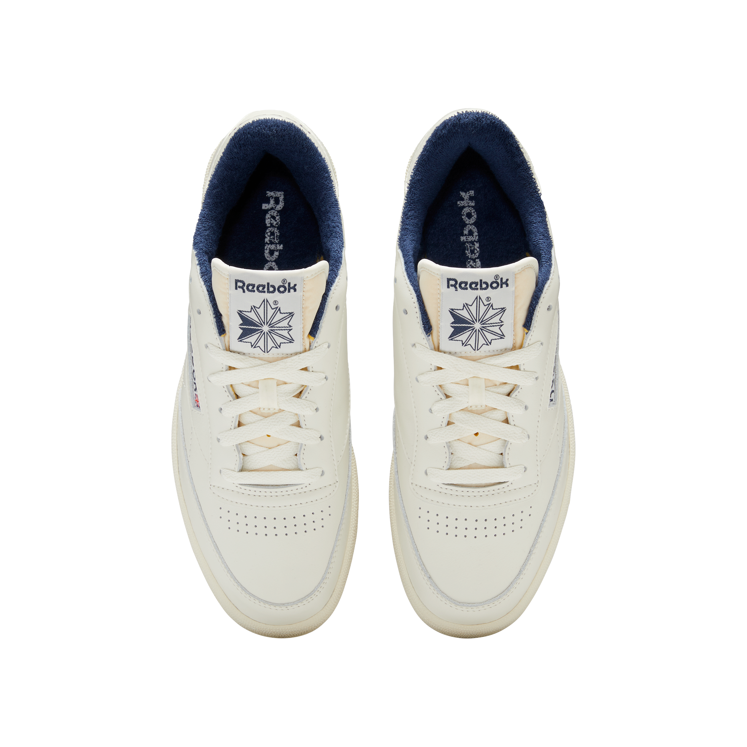 Reebok Club C 85 Vintage "Chalk/Alabaster/Vector Navy" Unisex Shoe - CHALK/ALABASTER/NAVY Thumbnail View 5