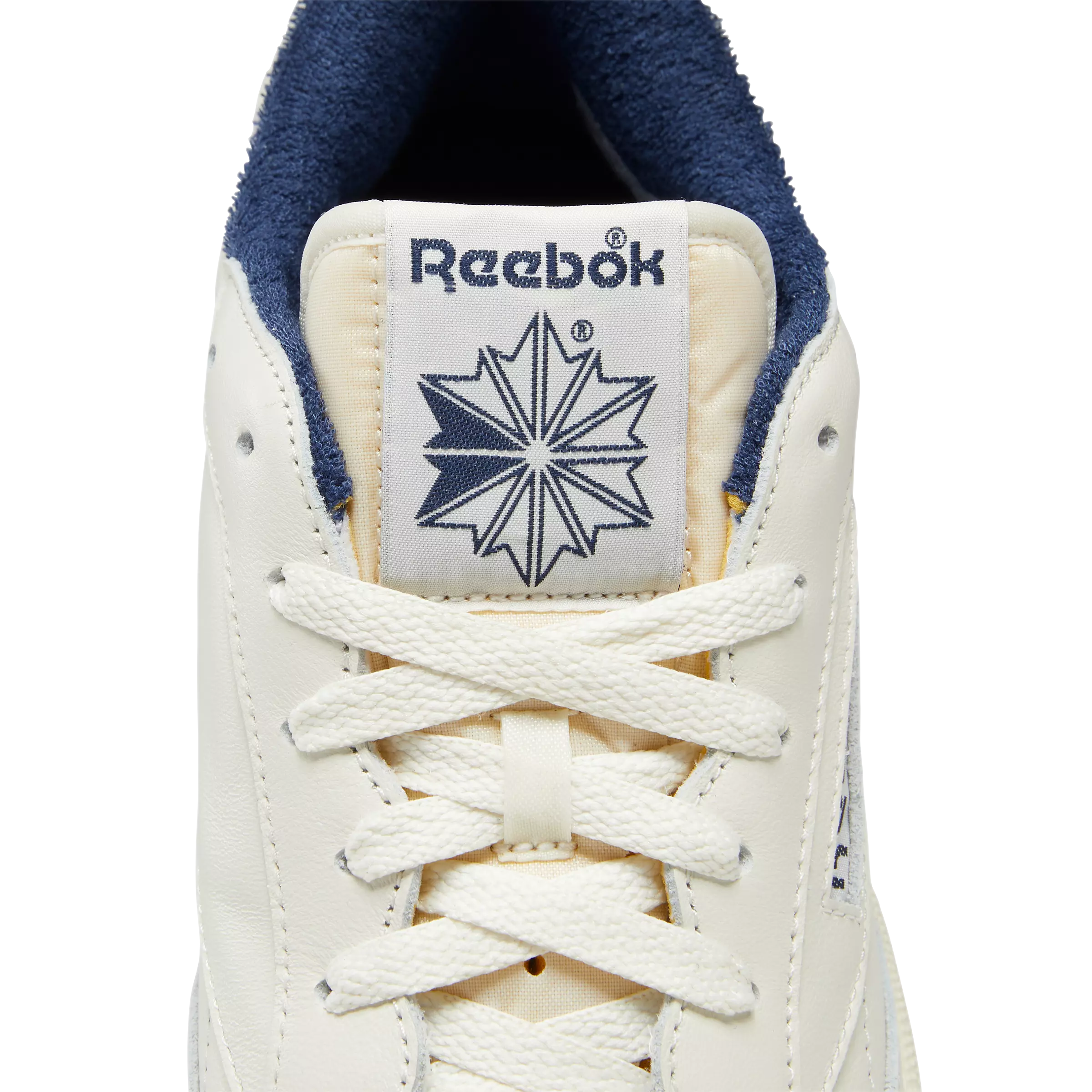 Reebok Club C 85 Vintage "Chalk/Alabaster/Vector Navy" Unisex Shoe - CHALK/ALABASTER/NAVY