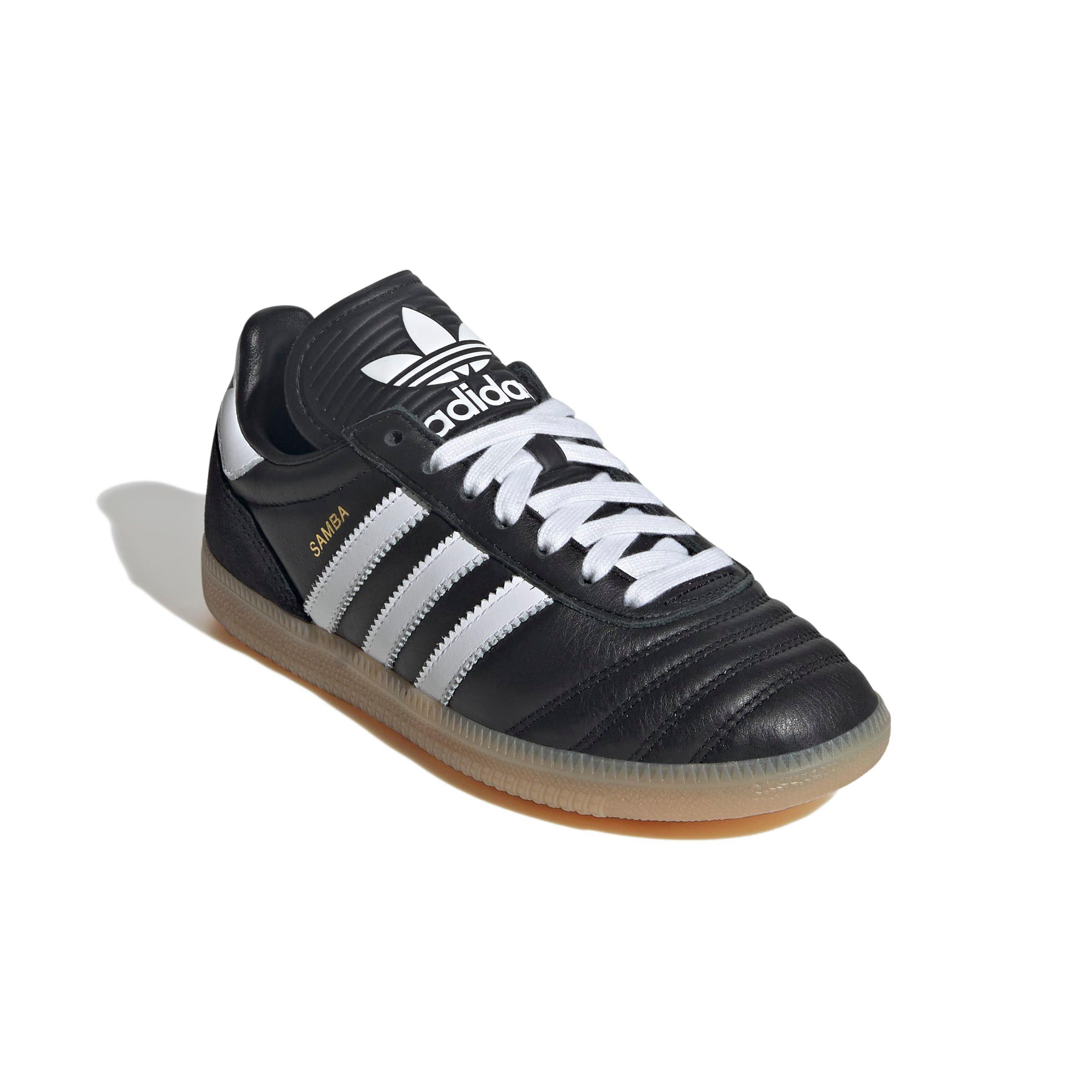 adidas Originals Samba JP Grade School Boys' "Core Black/Ftwr White/Gum 4" Shoe