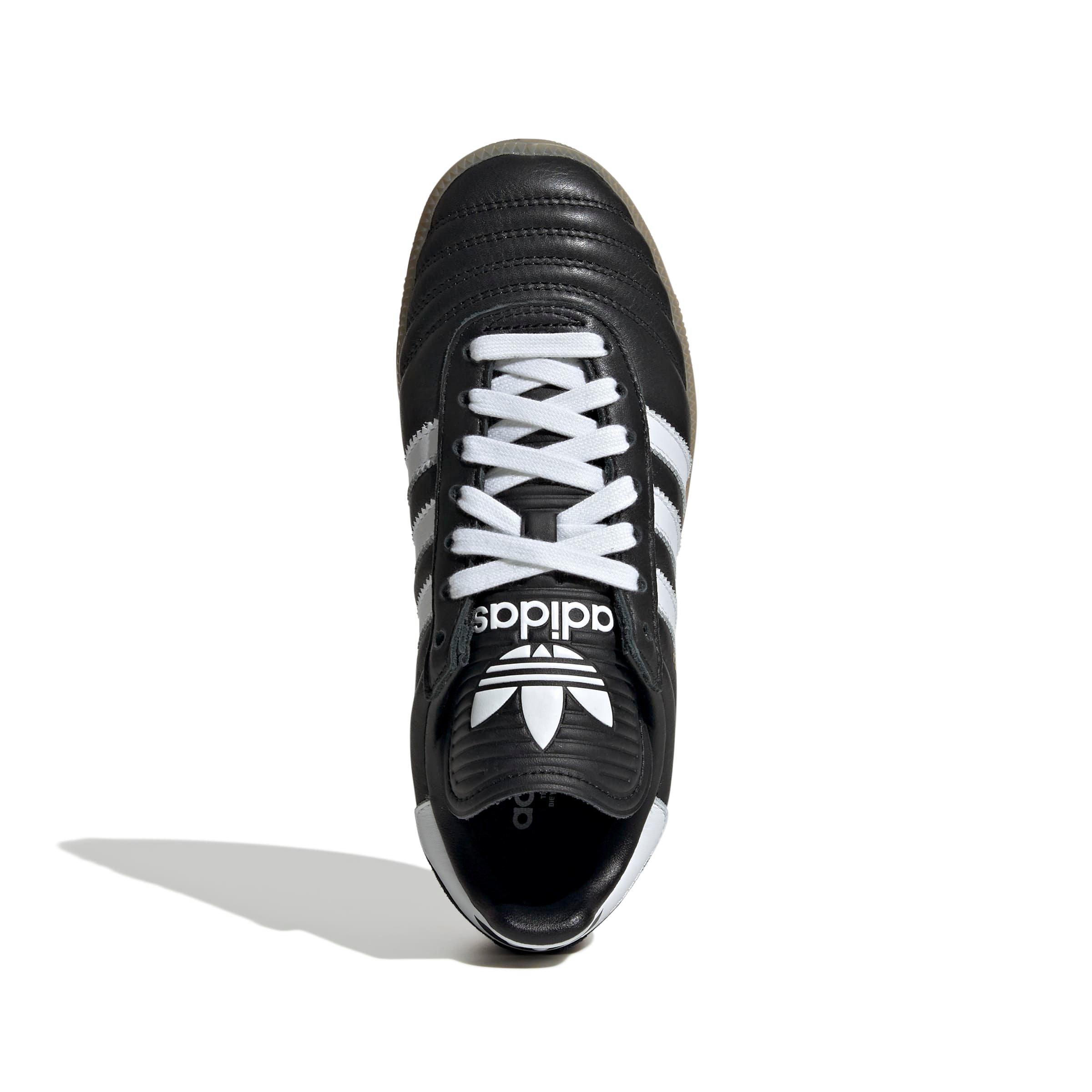 adidas Originals Samba JP Grade School Boys' "Core Black/Ftwr White/Gum 4" Shoe