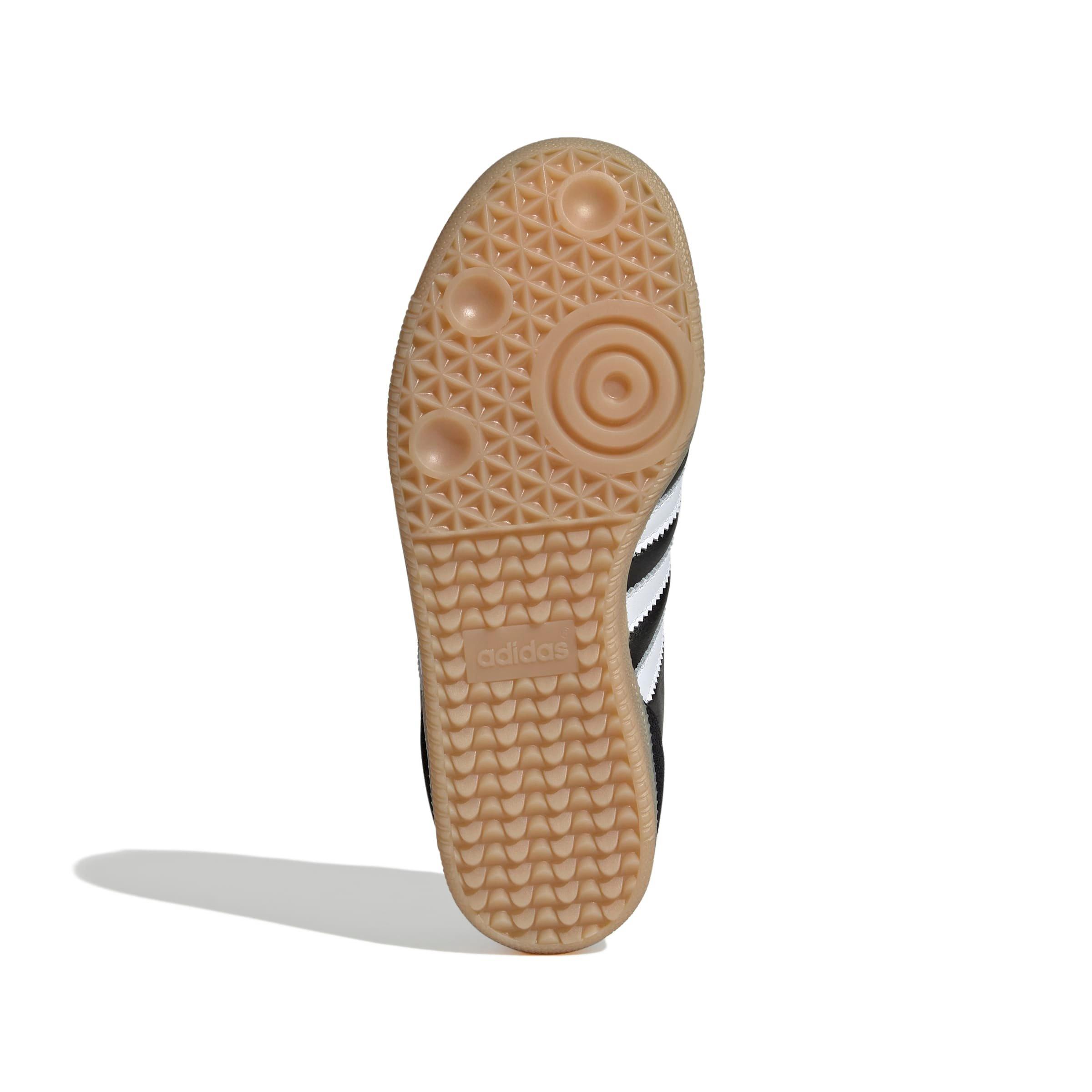 adidas Originals Samba JP Grade School Boys' "Core Black/Ftwr White/Gum 4" Shoe