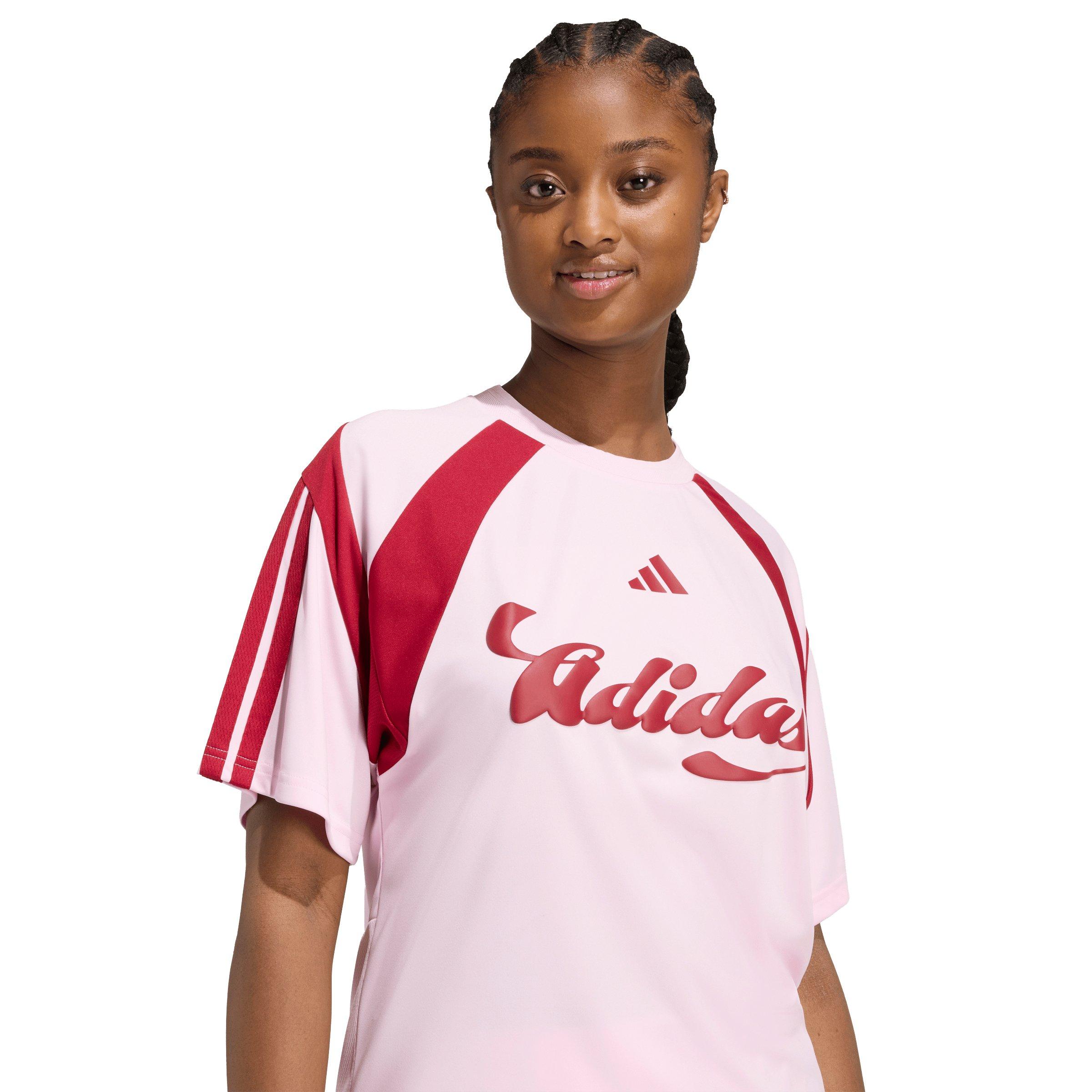 adidas Women's house of Tiro Jersey - Pink - PINK Thumbnail View 3