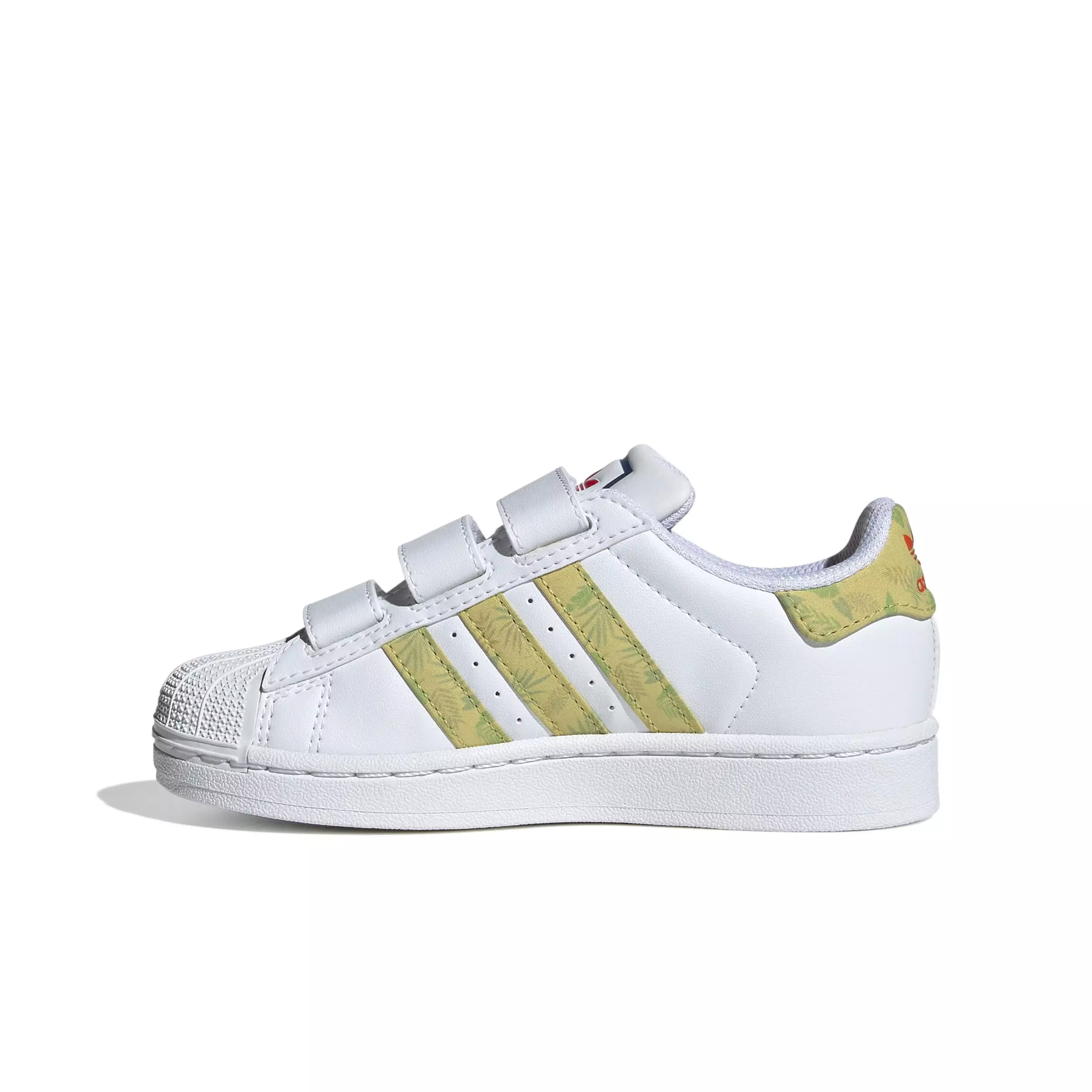 adidas Originals Disney Zootopia Superstar II "Ftwr White/Linen Green" Preschool Boys' Shoe - WHITE/GREEN