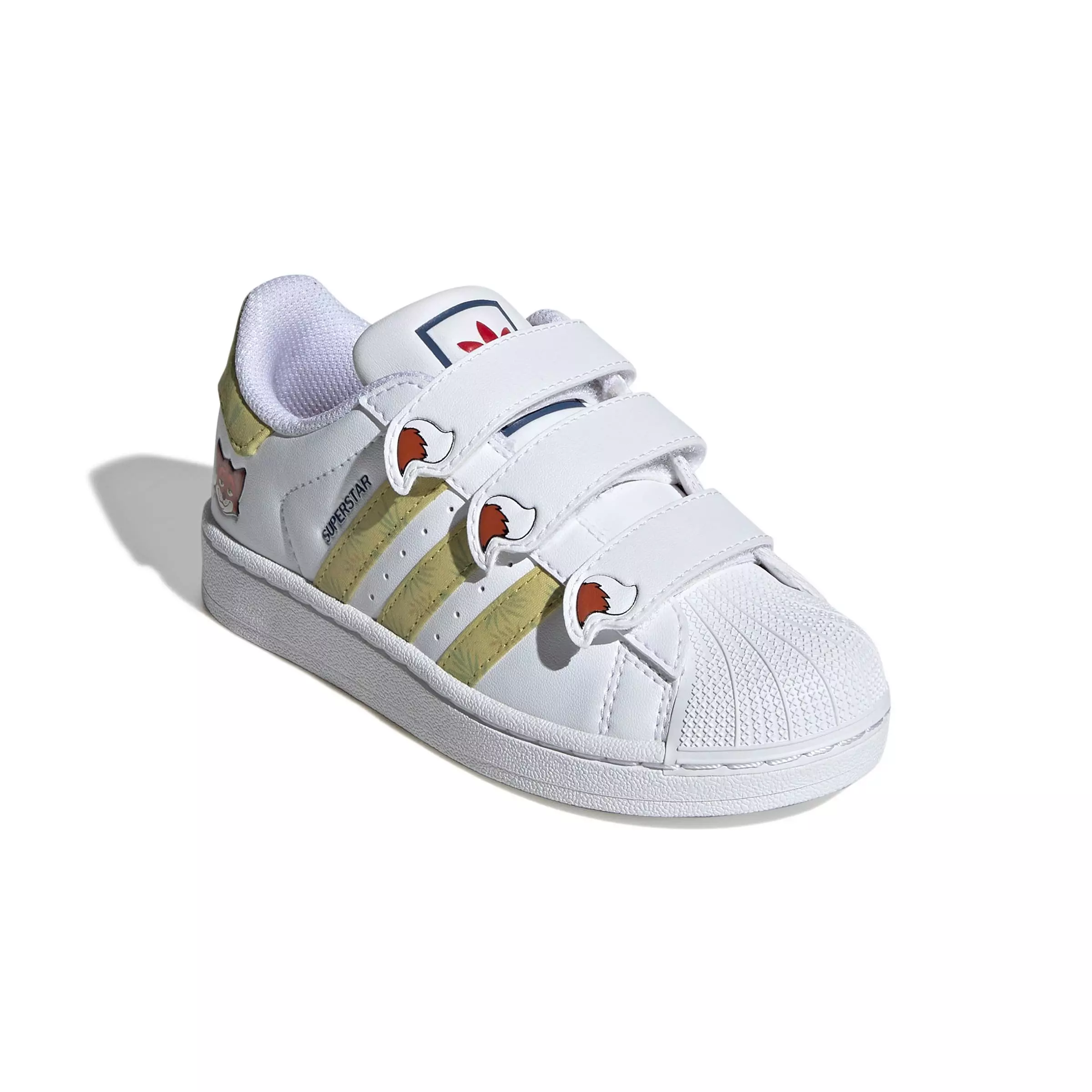 adidas Originals Disney Zootopia Superstar II "Ftwr White/Linen Green" Preschool Boys' Shoe - WHITE/GREEN