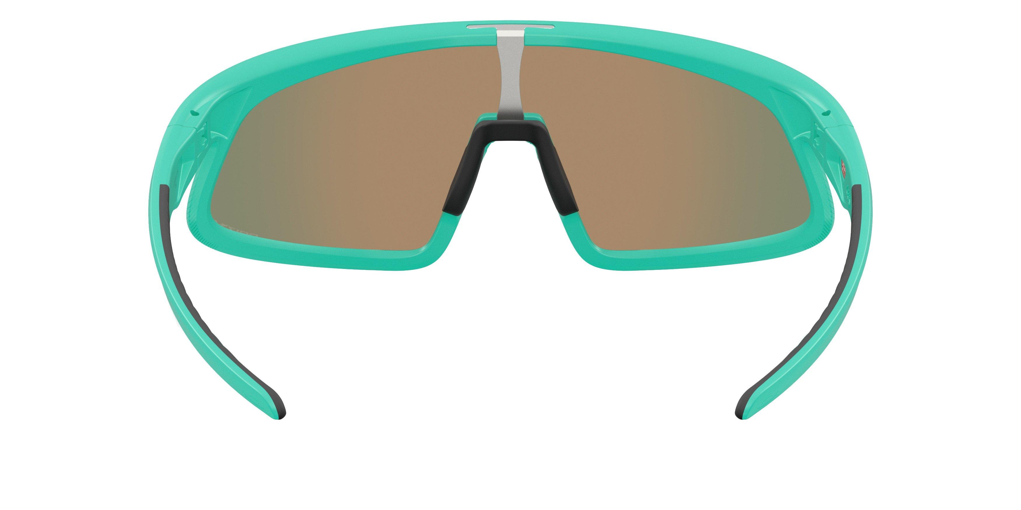 Oakley RSLV Prizm Ruby Sunglasses - Matte Celeste - GREEN/RED Thumbnail View 3