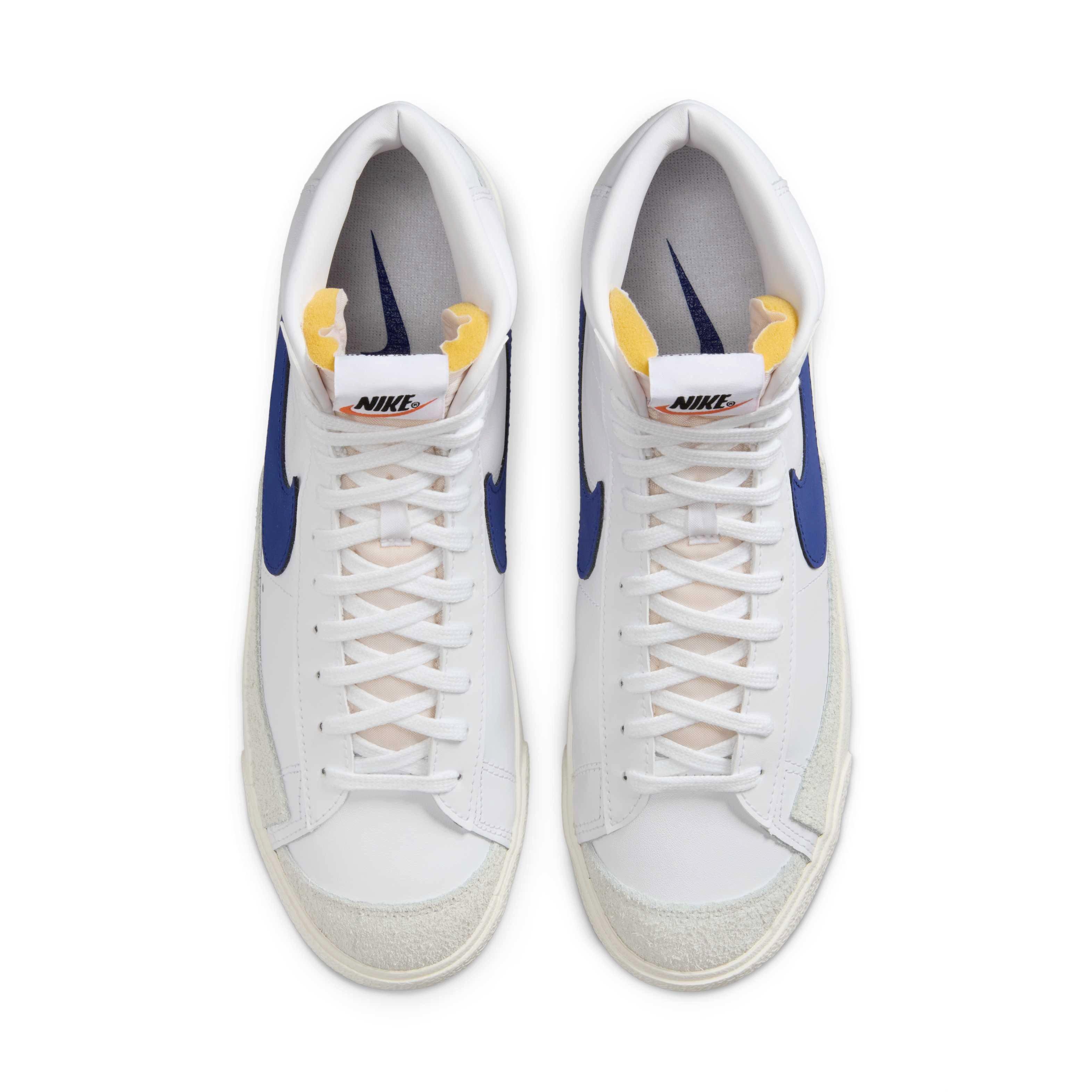 Nike Blazer Mid '77 Vintage "White/Summit White/Sail/Deep Royal Blue" Men's Shoe - WHITE/WHITE/SAIL/ROYAL Thumbnail View 4