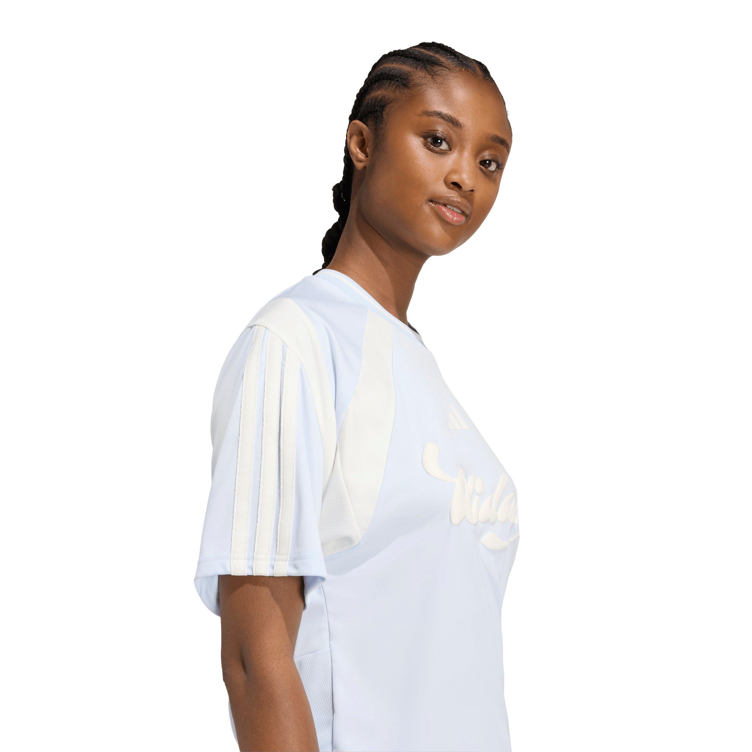 adidas Women's house of Tiro Jersey - Light Blue - LIGHT BLUE Thumbnail View 4