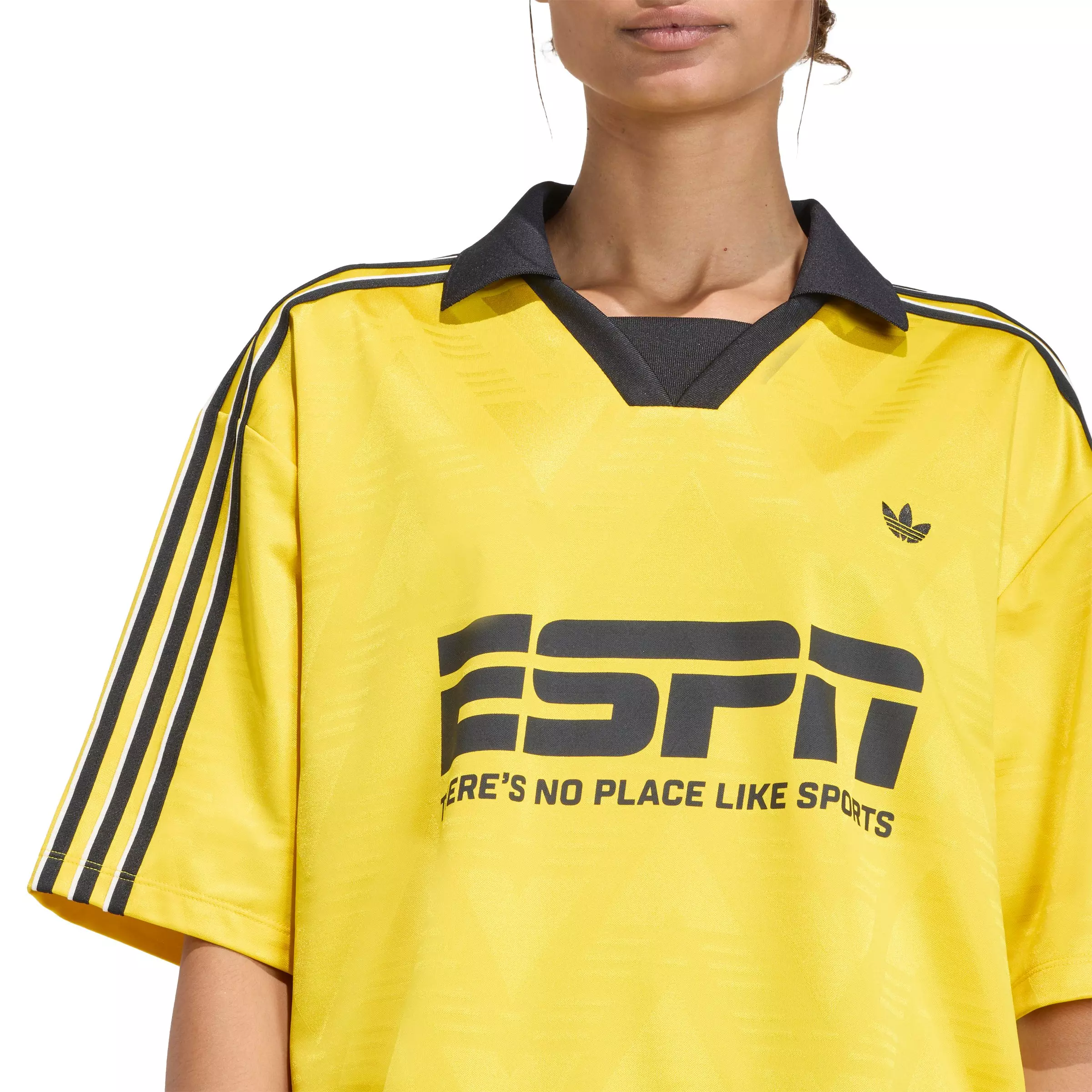 adidas Originals Women's Football Jersey Sponsor - Yellow - YELLOW