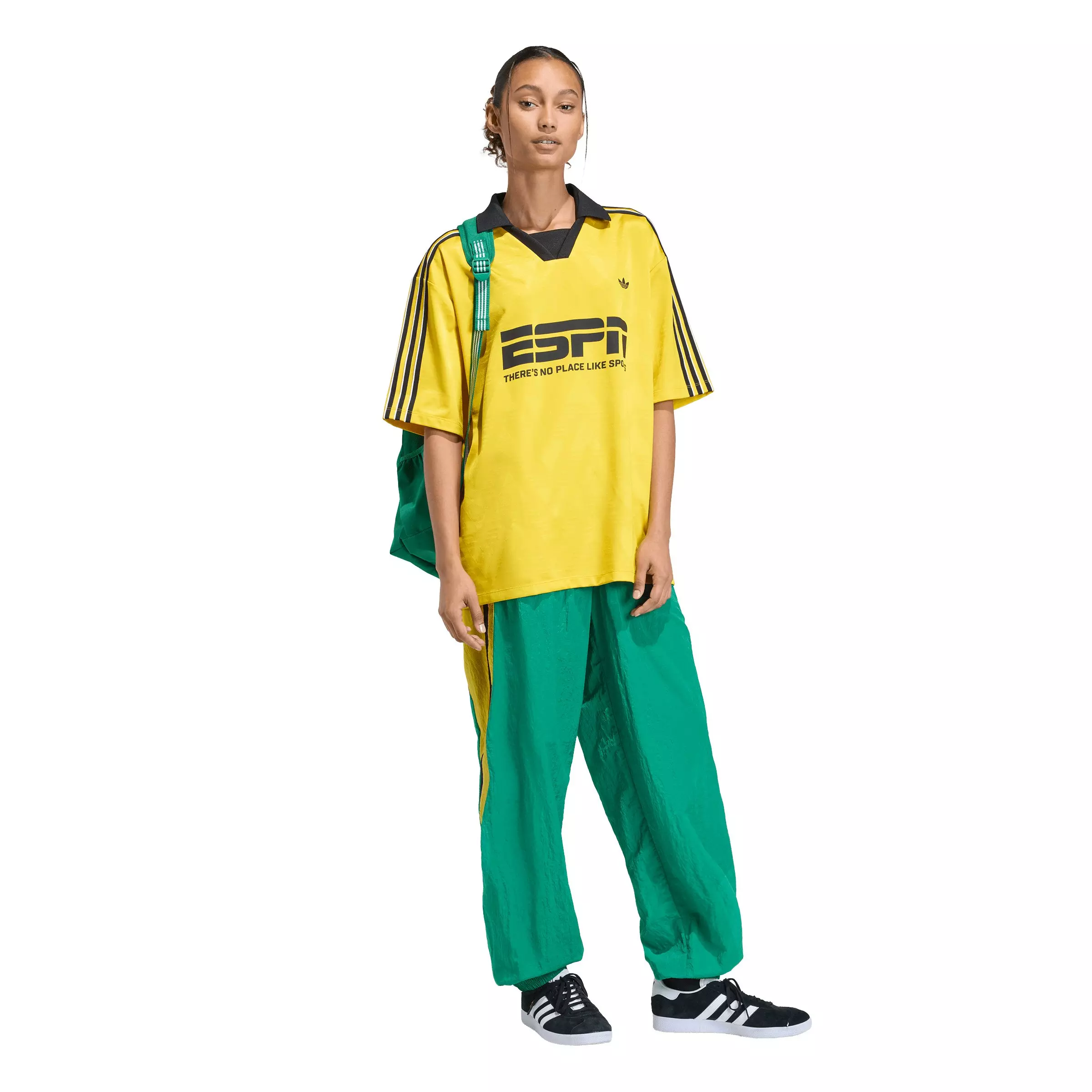 adidas Originals Women's Football Jersey Sponsor - Yellow - YELLOW