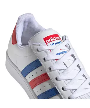 Opblazen Europa Het begin adidas Superstar "Ftwr White/Blue/Team Red" Grade School Boys' Shoe
