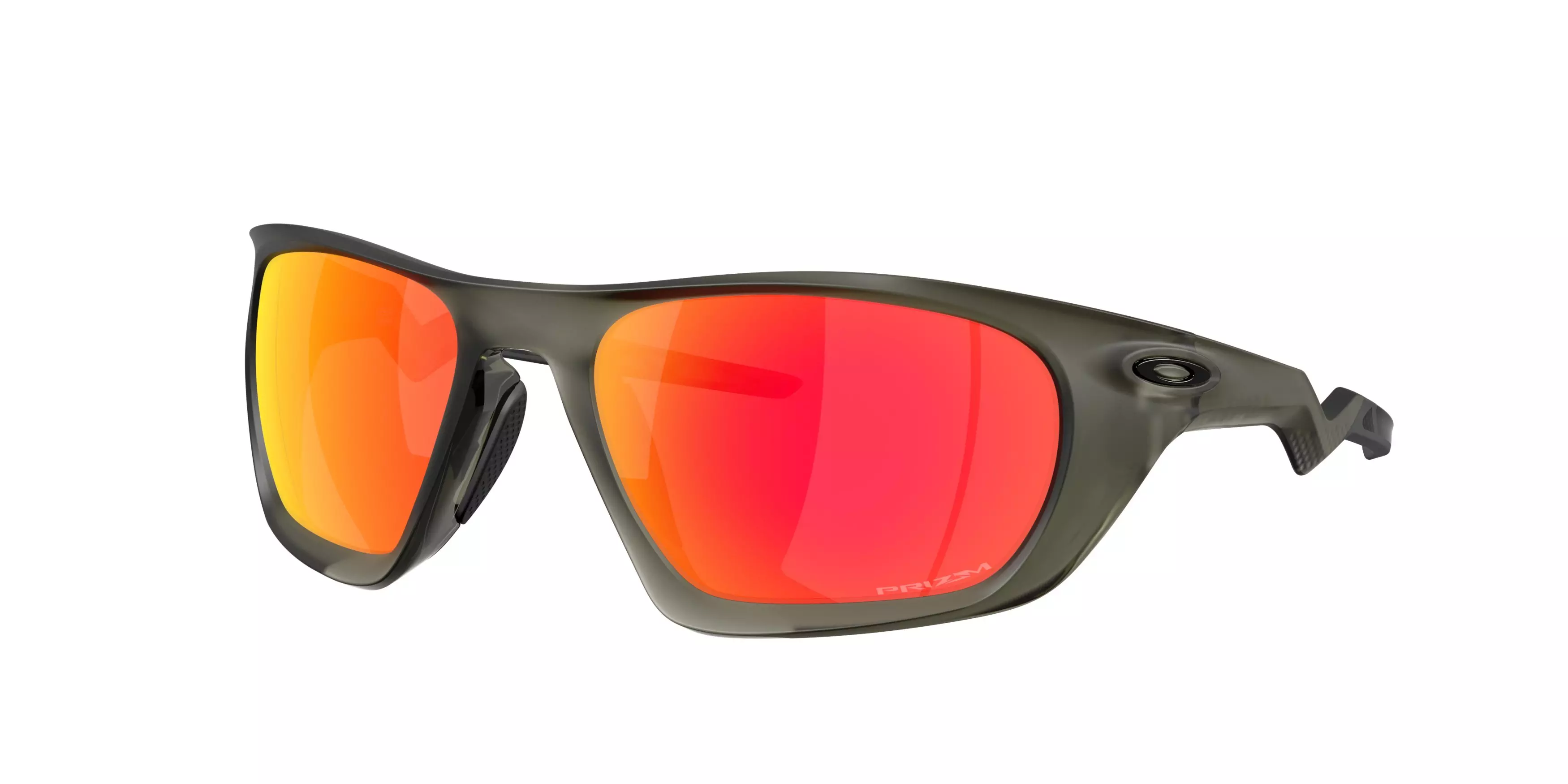 Oakley Lateralis Prizm Ruby Sunglasses - Matte Olive Ink - GREEN/RED