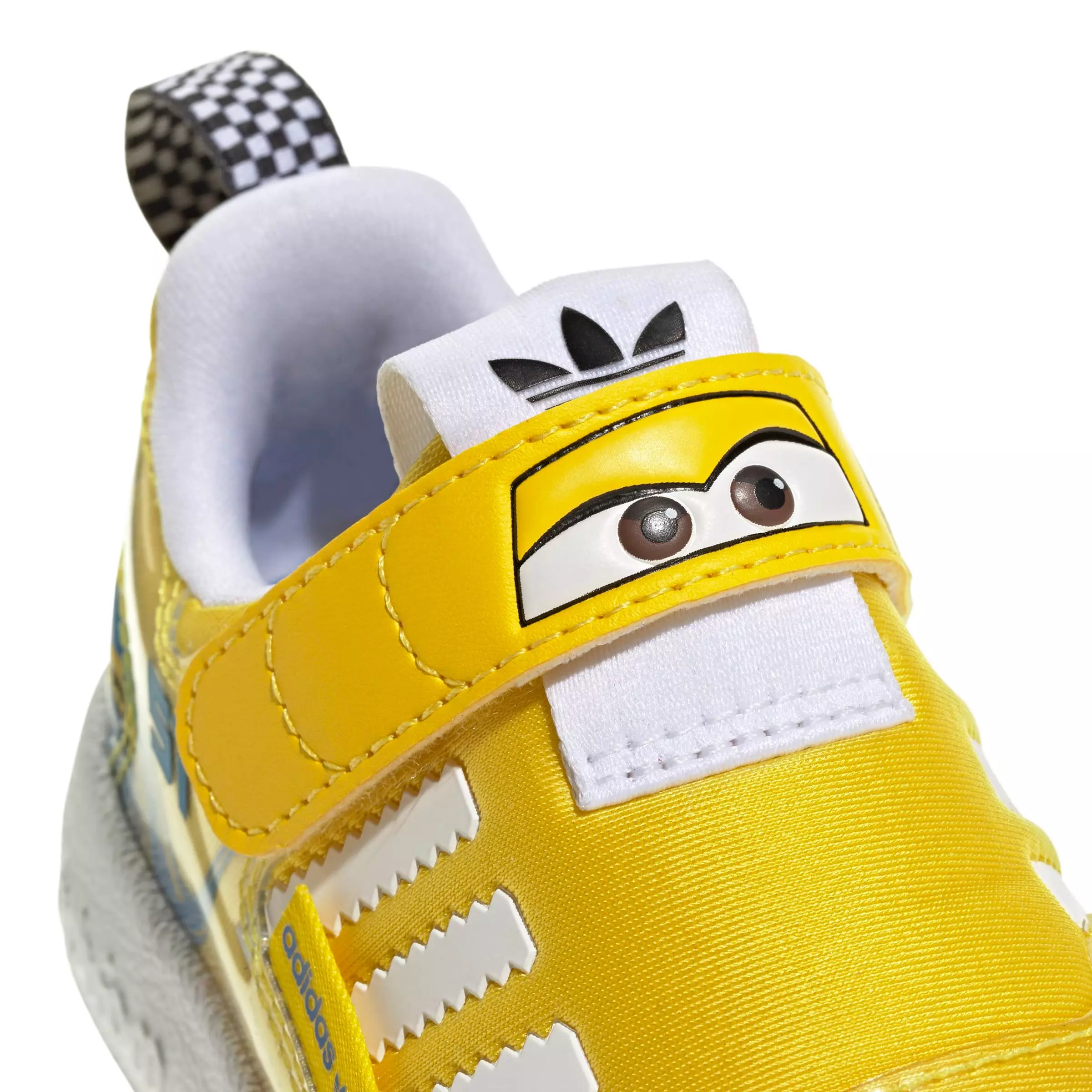 adidas Pixar Cars Adifom Forum 360 "Yellow/Blue/White" Infant Boys' Shoe - YELLOW/BLUE/WHITE