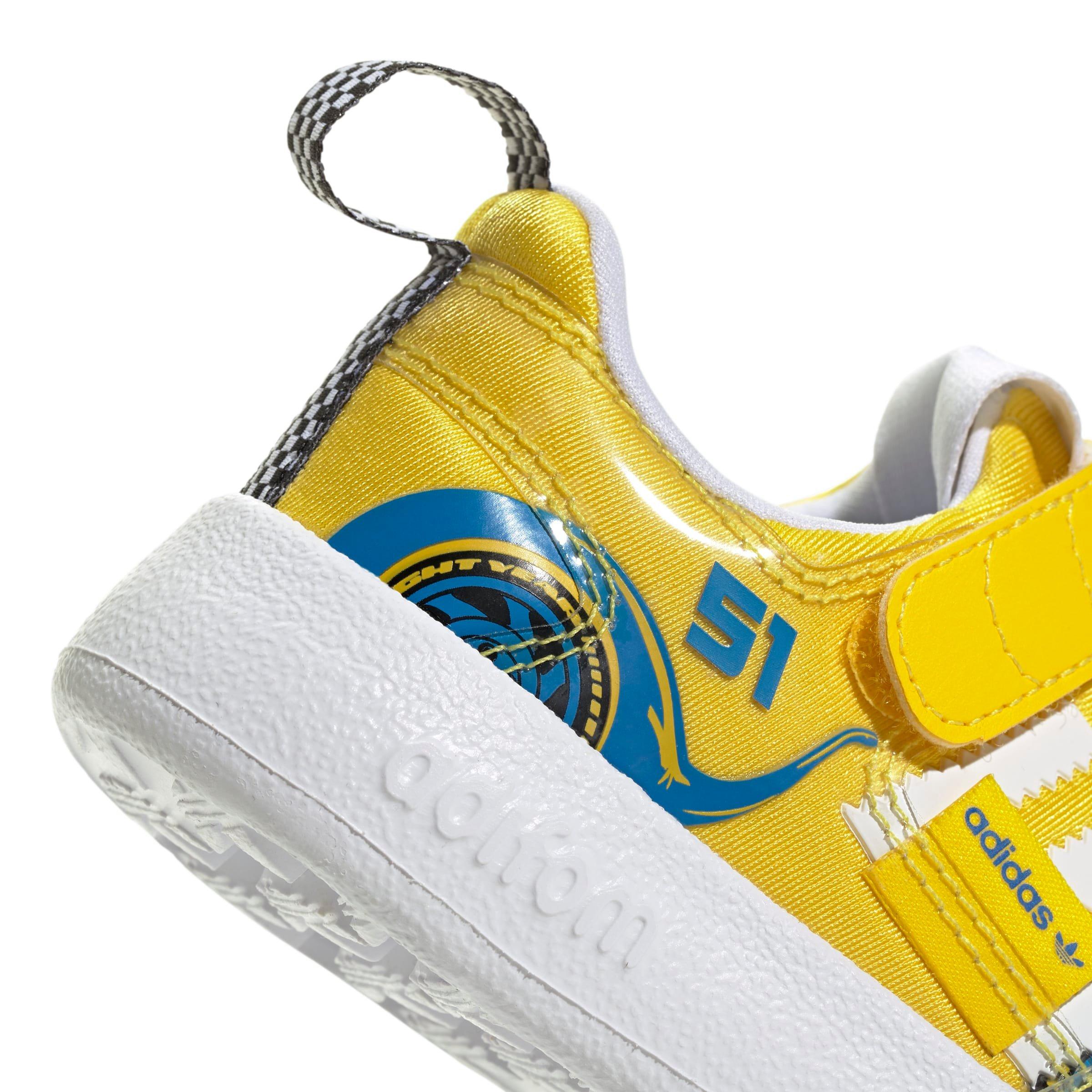 adidas Pixar Cars Adifom Forum 360 Infant Boys' "Yellow/Blue/White" Shoe