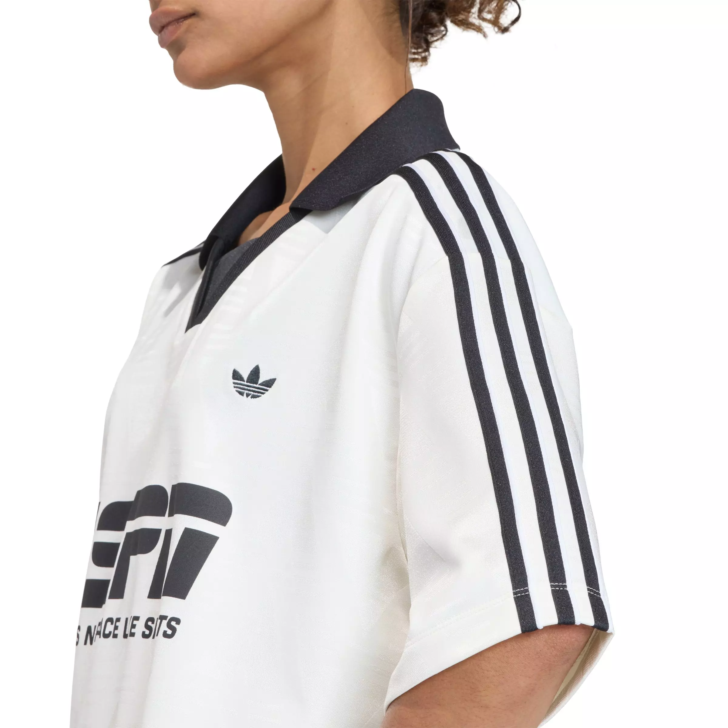adidas Originals Women's Football Jersey Sponsor - Off-White - OFF-WHITE