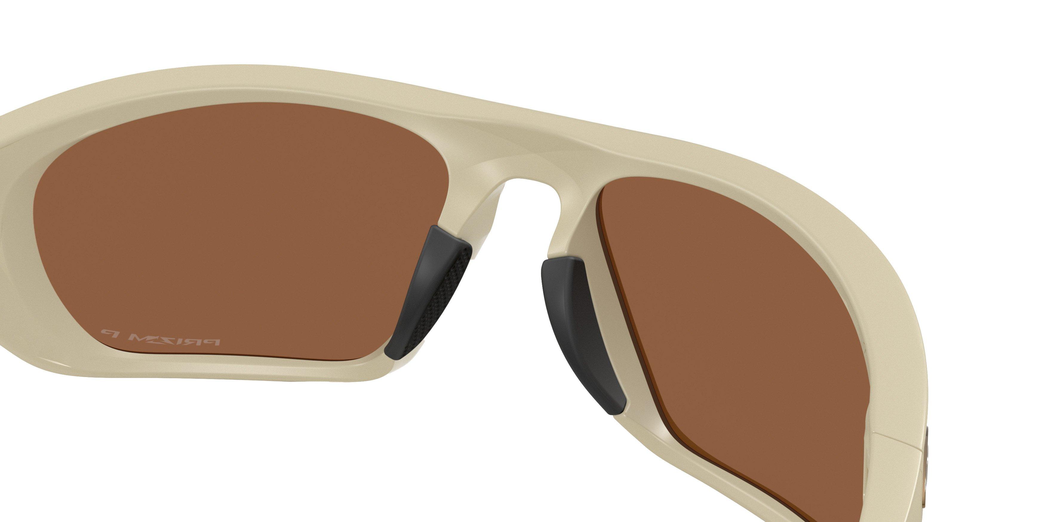 Oakley Lateralis Tungsten Polar Sunglasses - Matte Sand - BROWN Thumbnail View 6
