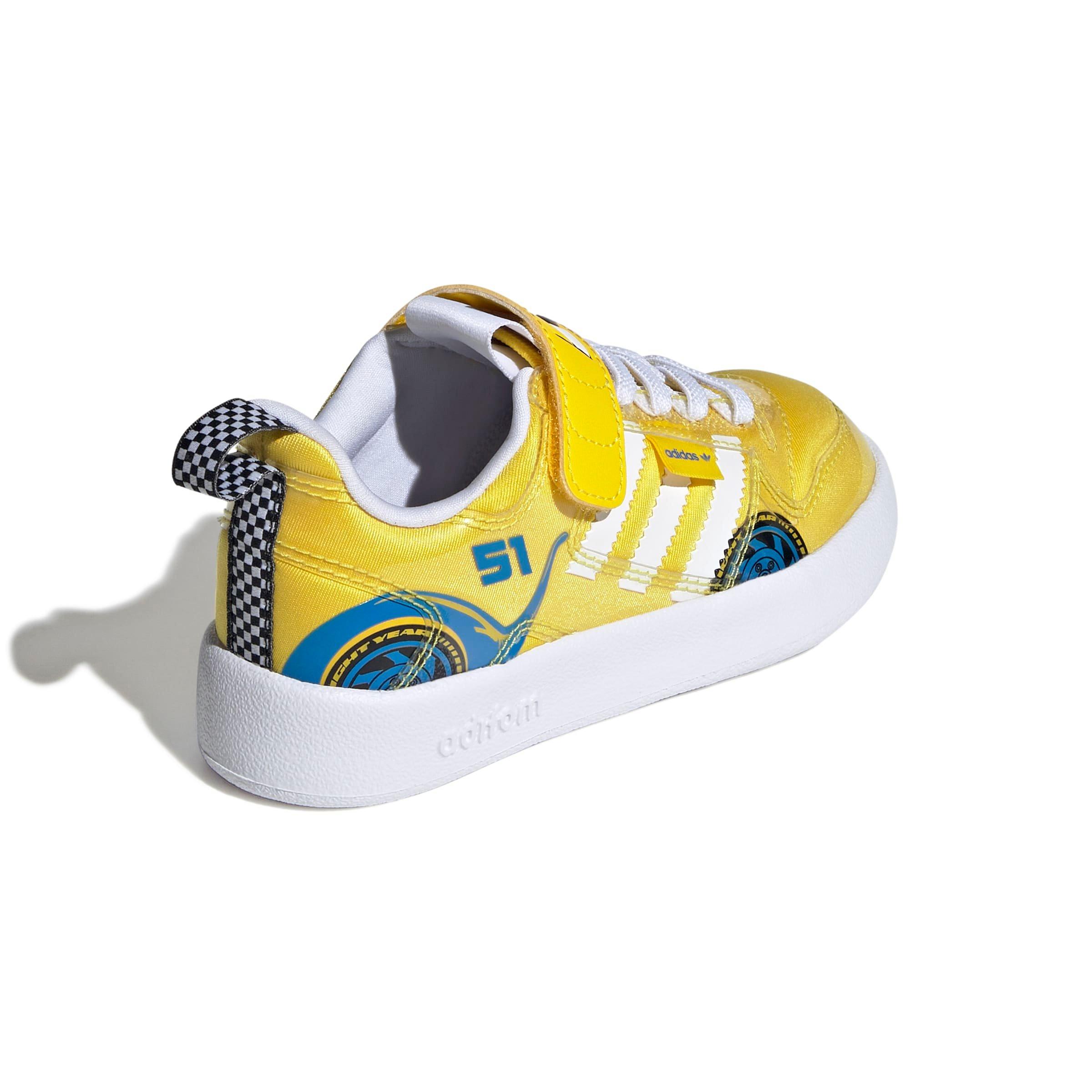 adidas Pixar Cars Adifom Forum 360 Preschool Boys' "Yellow/Blue/White" Shoe