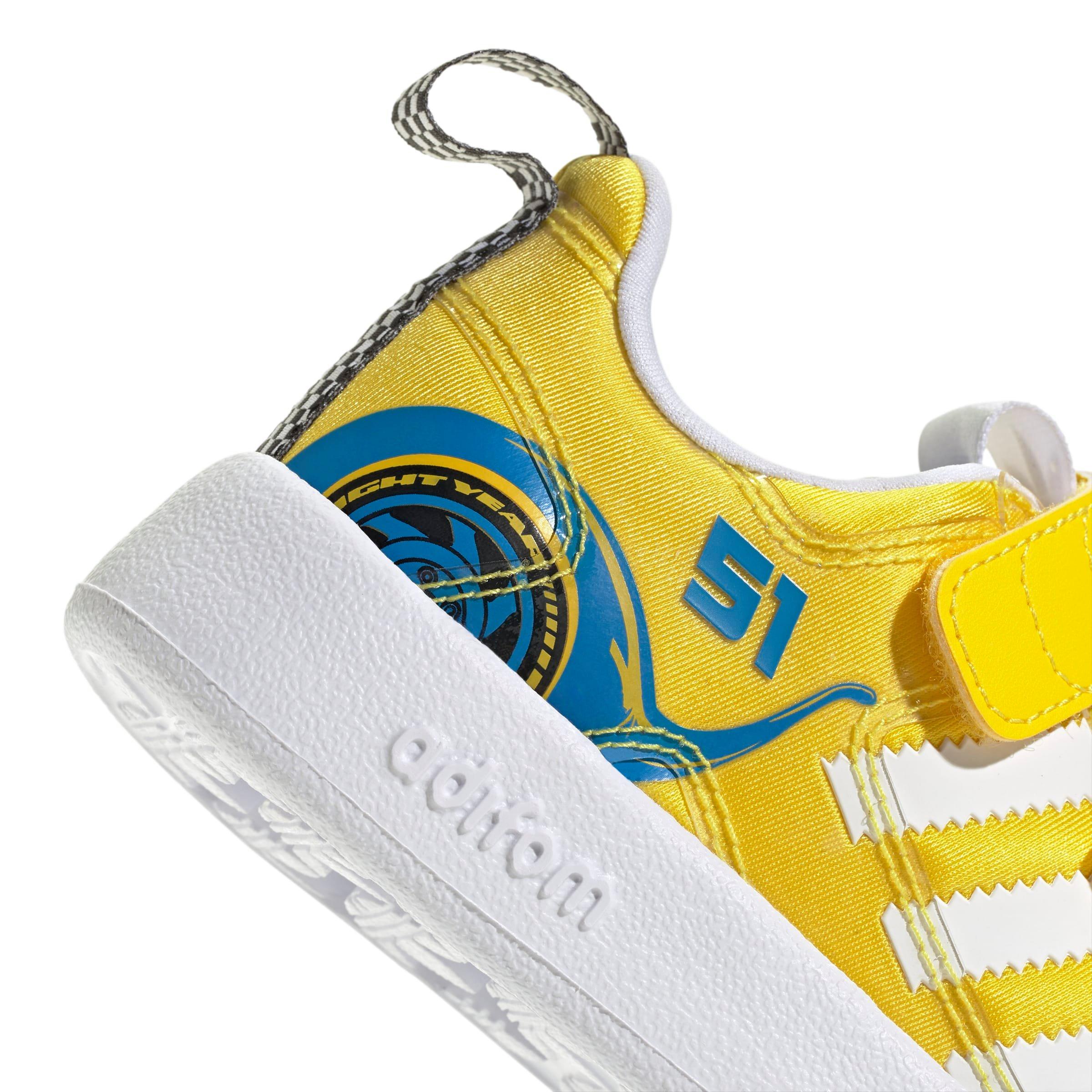 adidas Pixar Cars Adifom Forum 360 Preschool Boys' "Yellow/Blue/White" Shoe