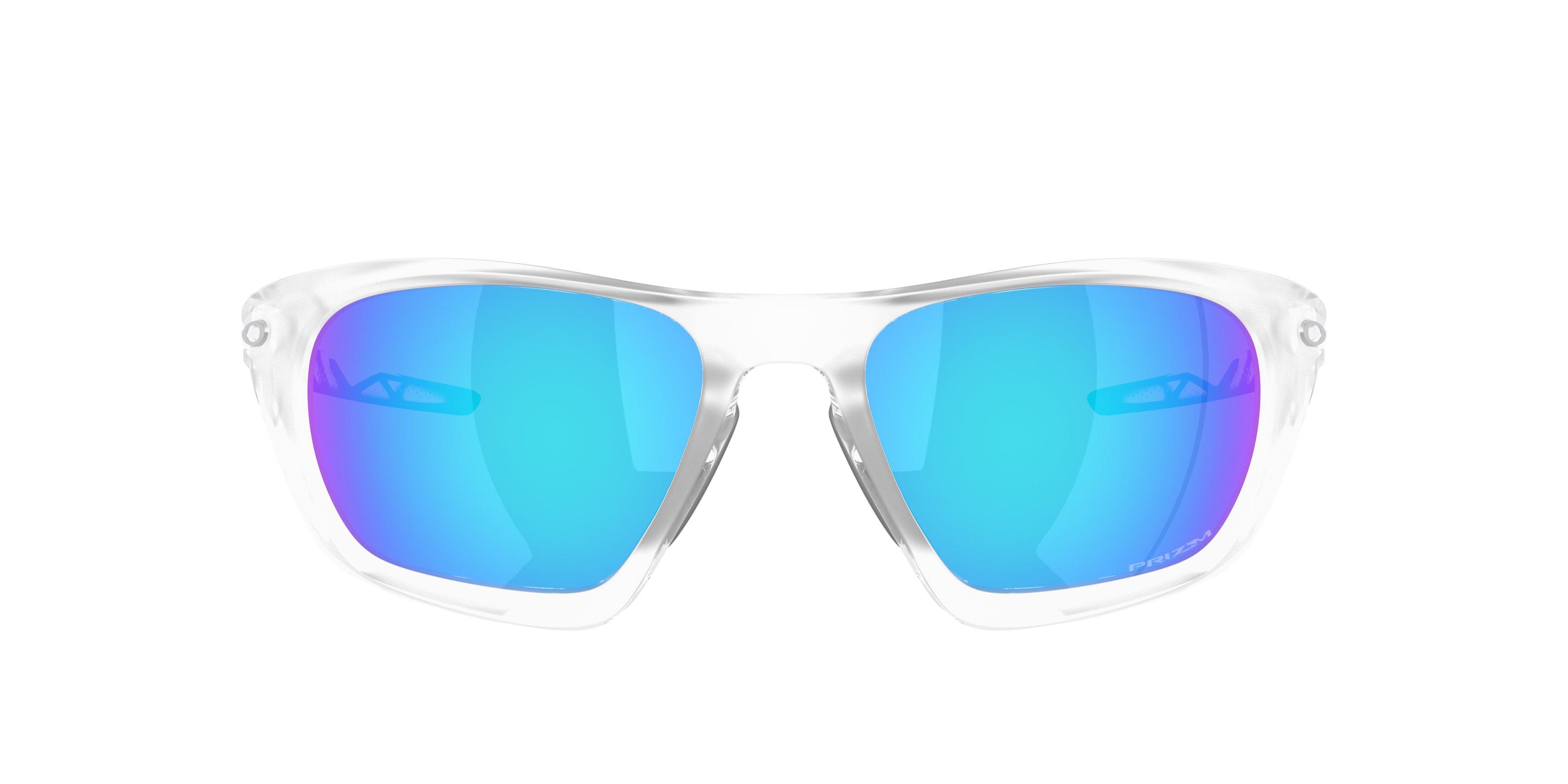 Oakley Lateralis Prizm Sapphire Sunglasses - Matte Clear - CLEAR/BLUE Thumbnail View 2