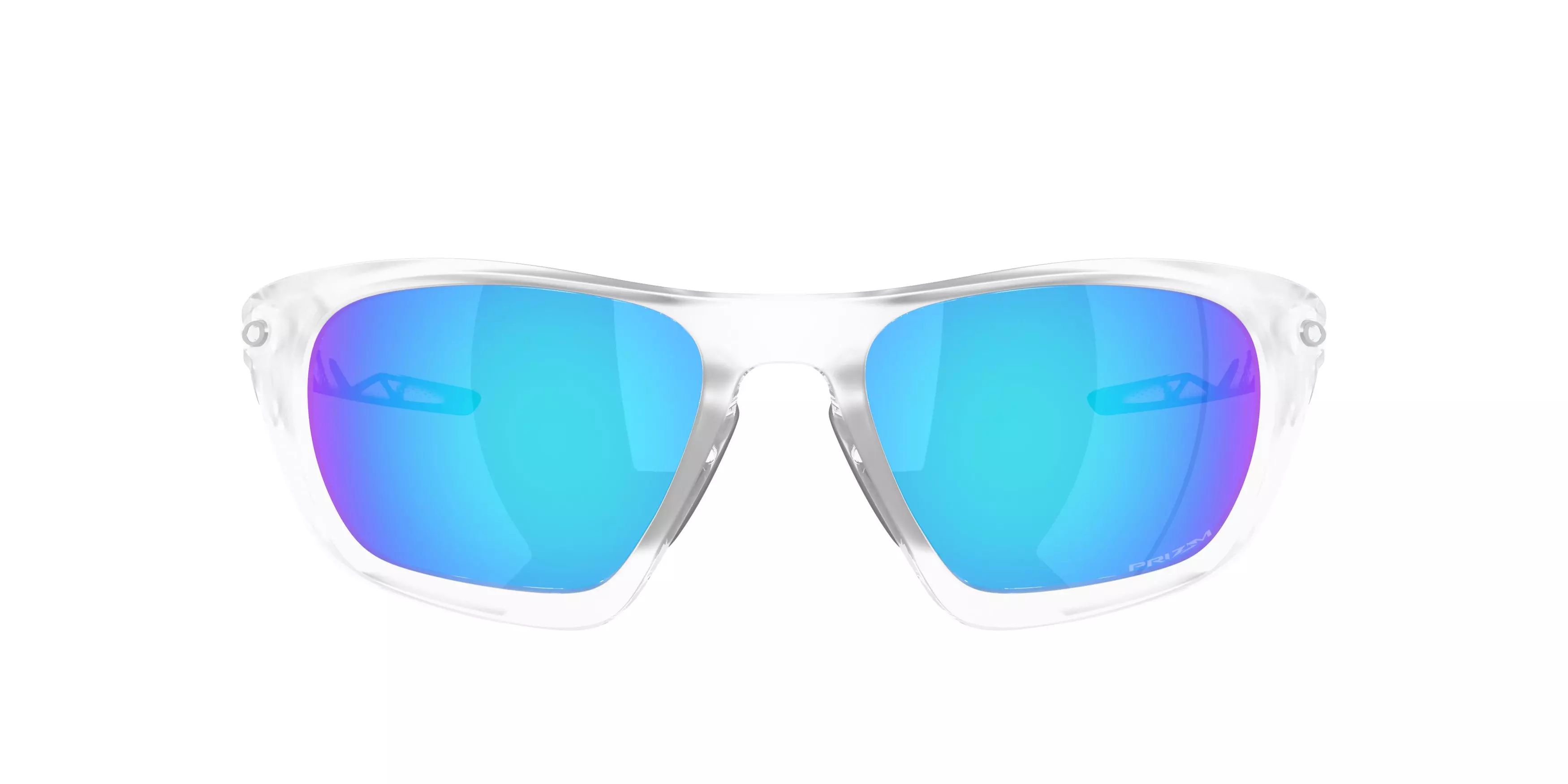 Oakley Lateralis Prizm Sapphire Sunglasses - Matte Clear - CLEAR/BLUE