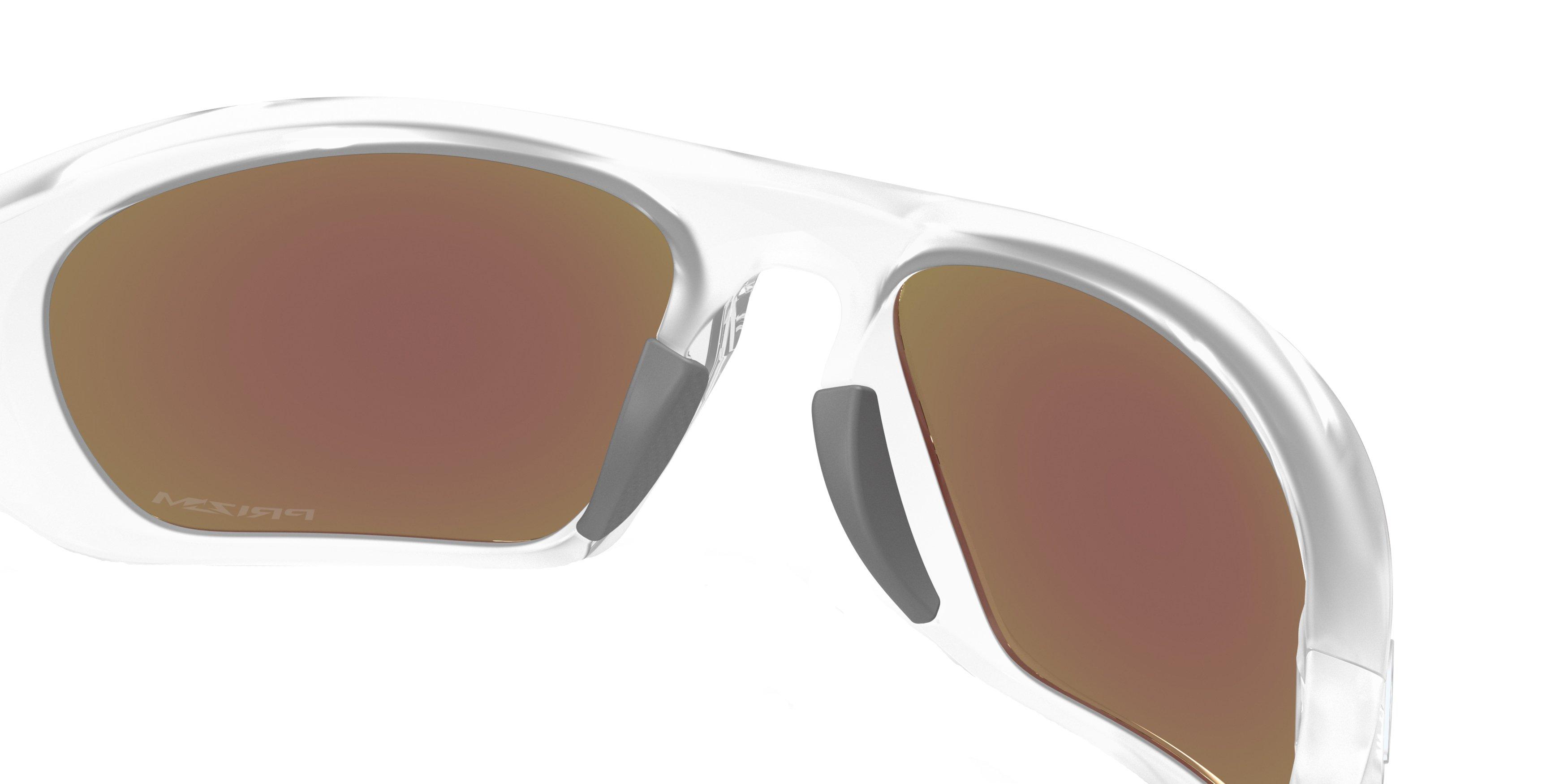 Oakley Lateralis Prizm Sapphire Sunglasses - Matte Clear - CLEAR/BLUE Thumbnail View 6