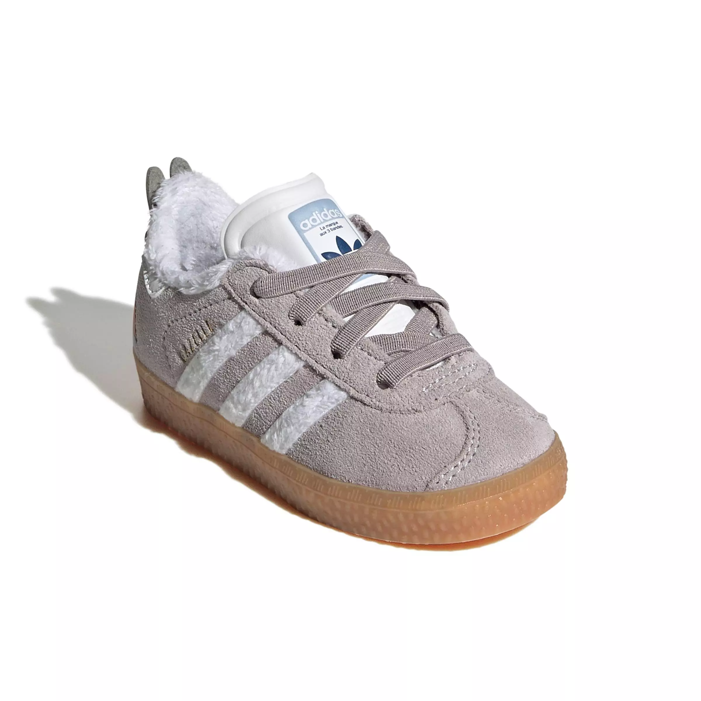 adidas Originals Disney Zootopia Gazelle Comfort Closure "Ftwr White/Gum 2" Infant Girls' Shoe