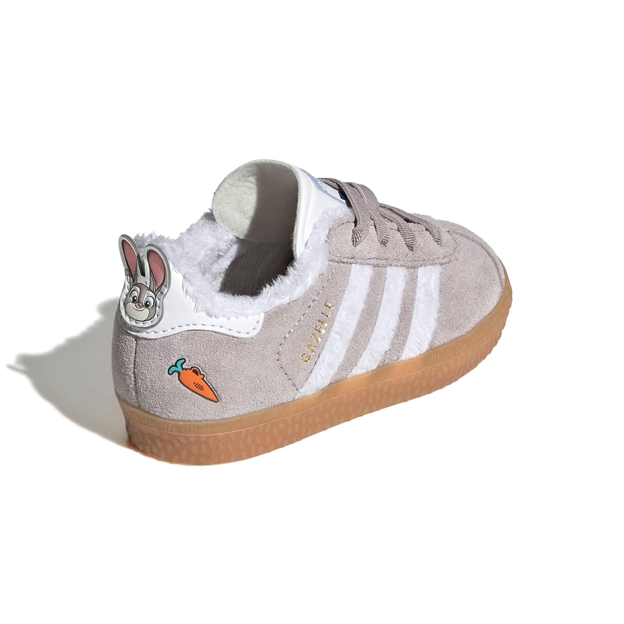 adidas Originals Disney Zootopia Gazelle Comfort Closure Infant Girls' "Ftwr White/Gum 2" Shoe