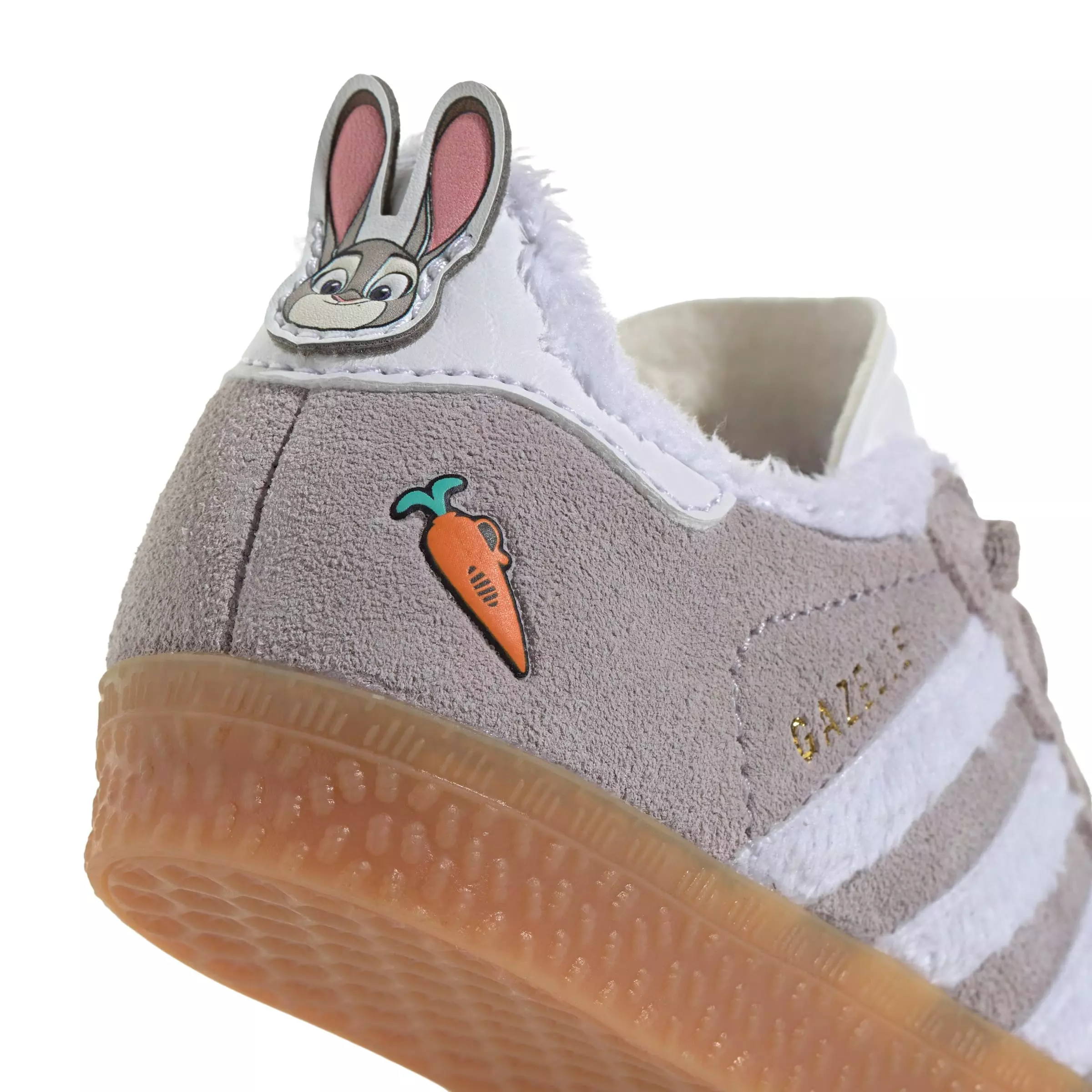 adidas Originals Disney Zootopia Gazelle Comfort Closure "Ftwr White/Gum 2" Infant Girls' Shoe - WHITE/GUM