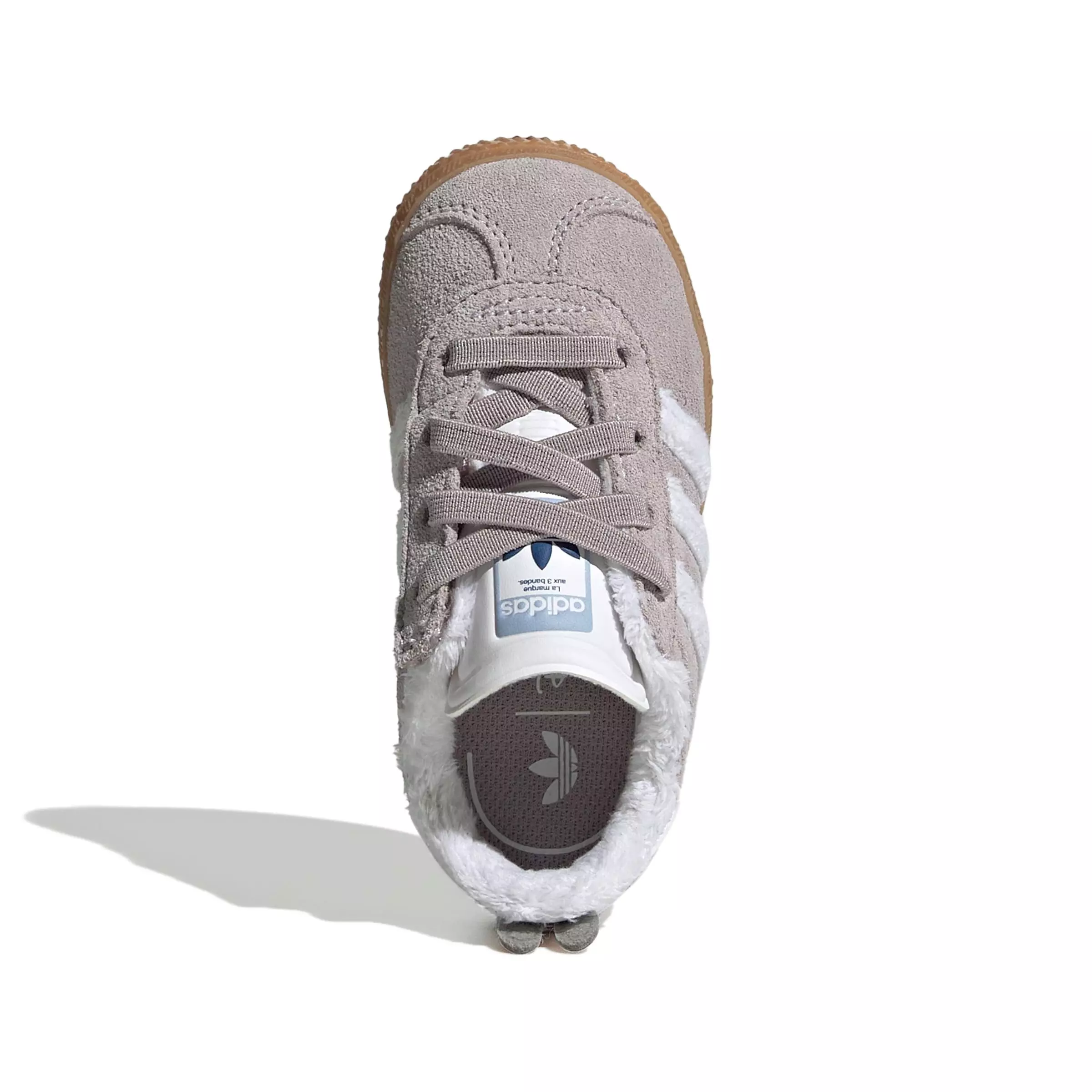 adidas Originals Disney Zootopia Gazelle Comfort Closure "Ftwr White/Gum 2" Infant Girls' Shoe - WHITE/GUM