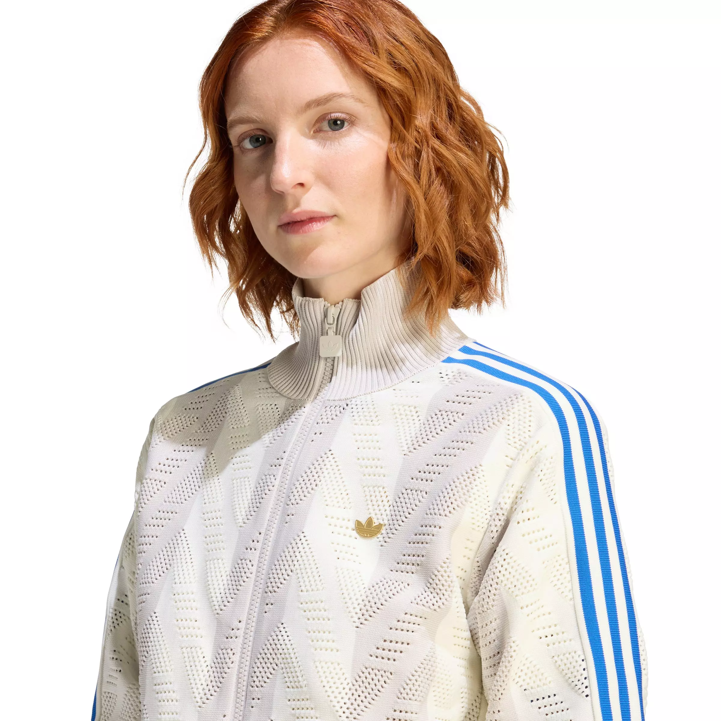 adidas Originals Women's Firebird Track Jacket - Off-White/Pearl - OFF-WHITE/PEARL