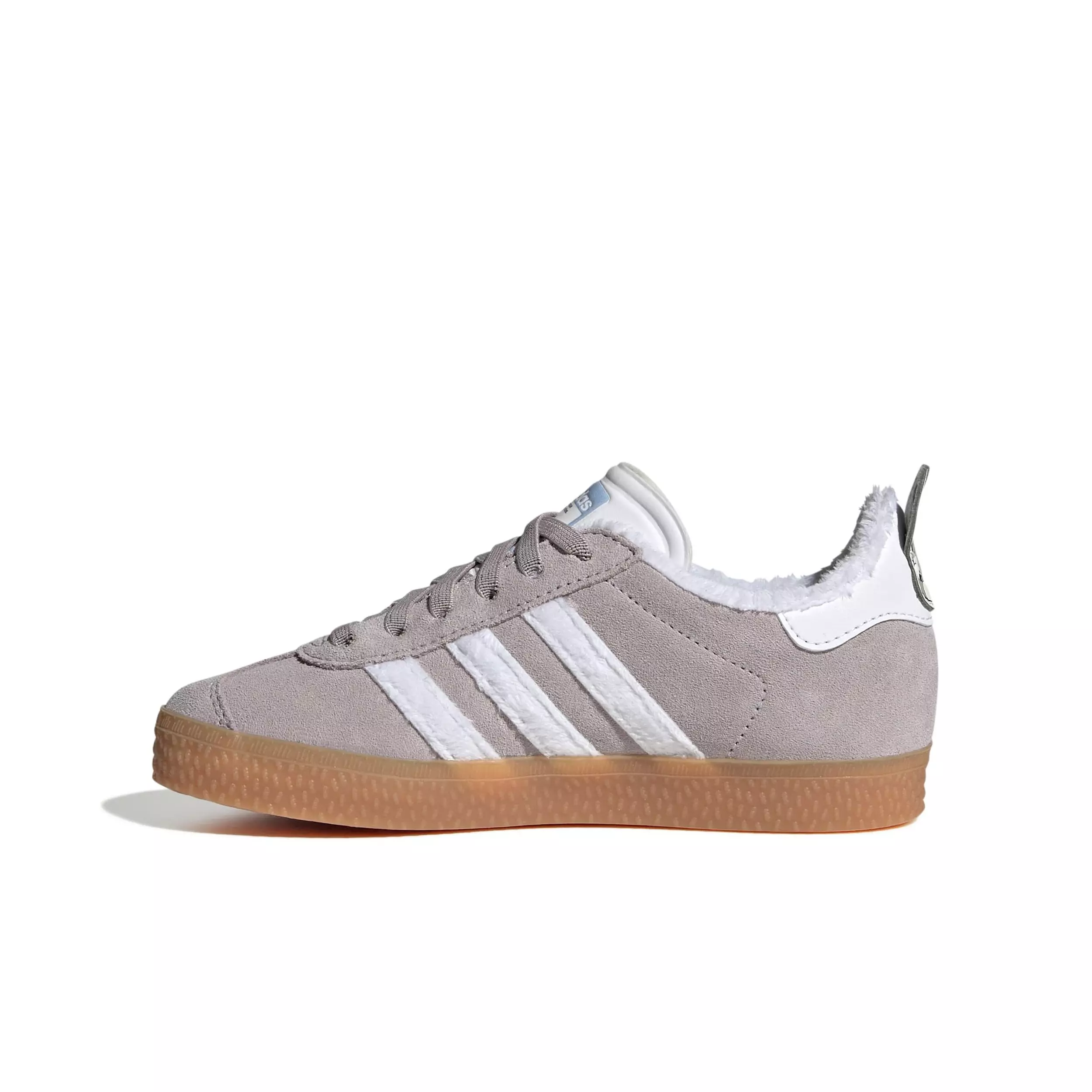 adidas Originals Disney Gazelle Comfort Closure "Ftwr White/Gum 2" Preschool Girls' Shoe - WHITE/GUM