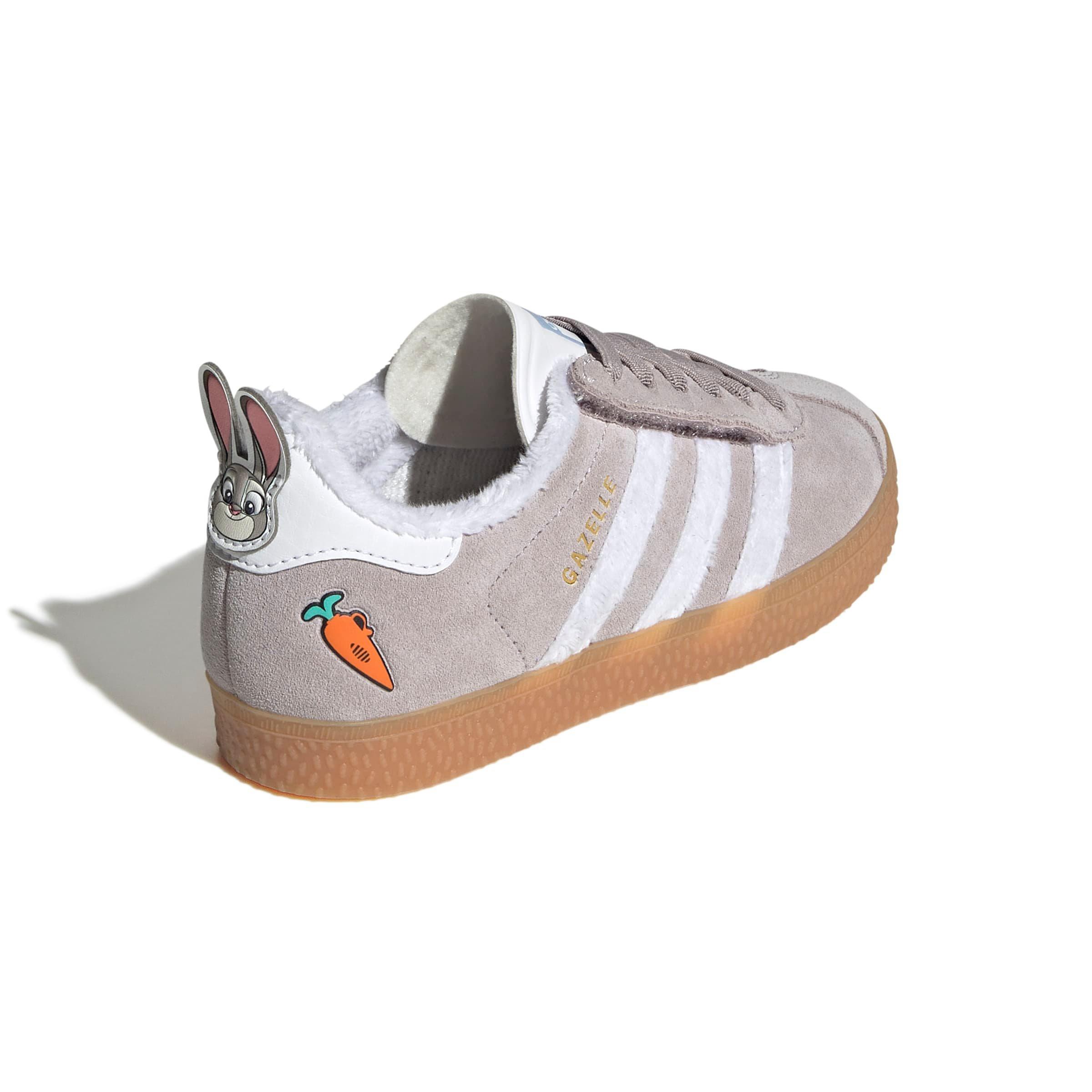 adidas Originals Disney Gazelle Comfort Closure Preschool Girls' "Ftwr White/Gum 2" Shoe