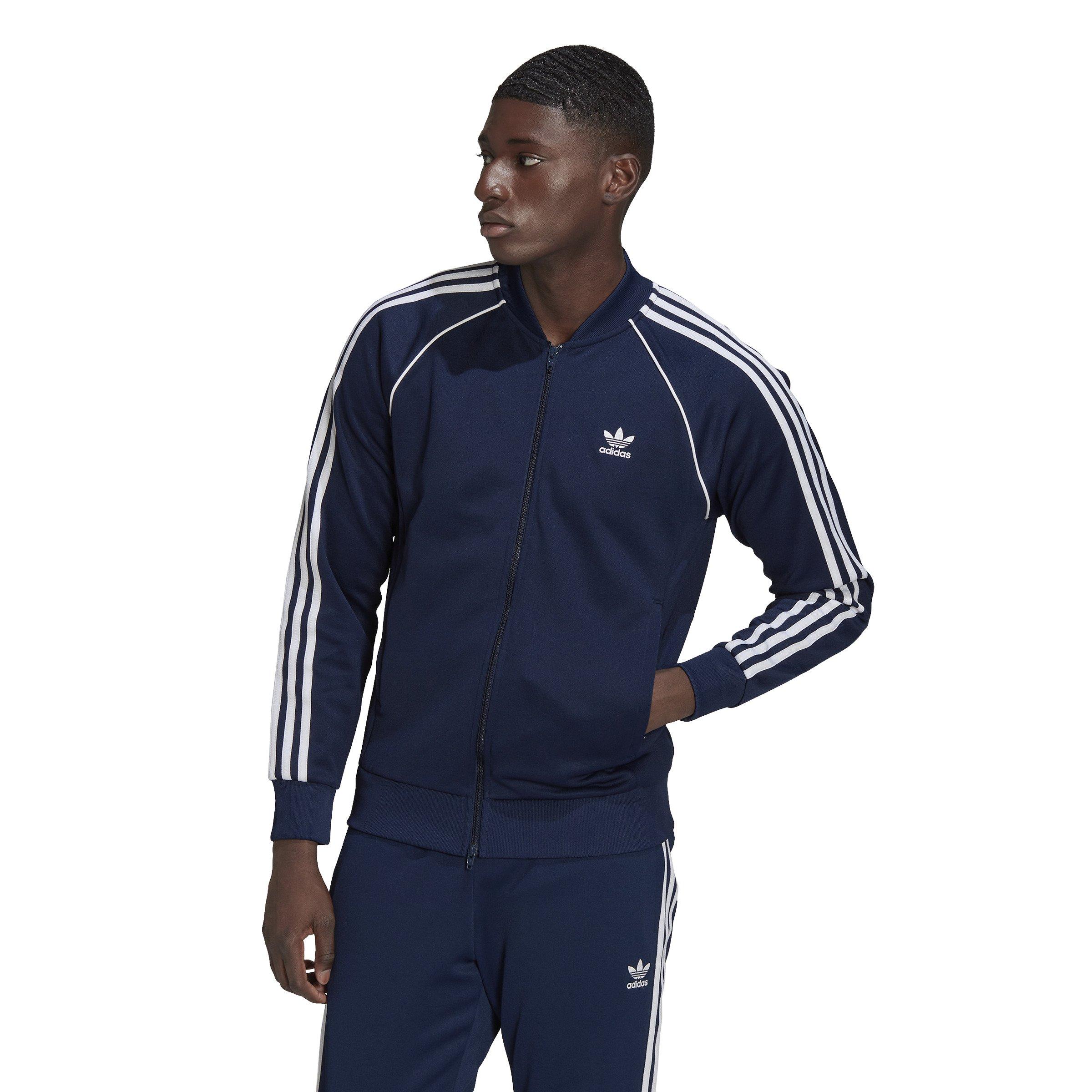 adidas navy track top