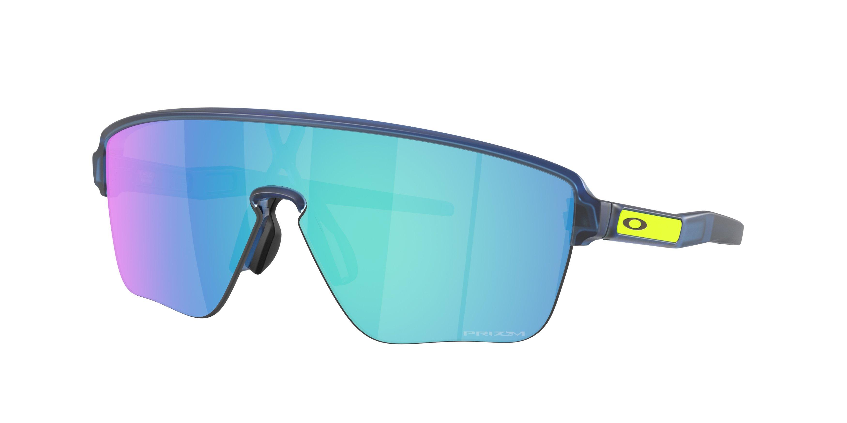 Oakley Corridor SQ Prizm Sapphire Sunglasses - Matte Trans Blue - BLUE Thumbnail View 1
