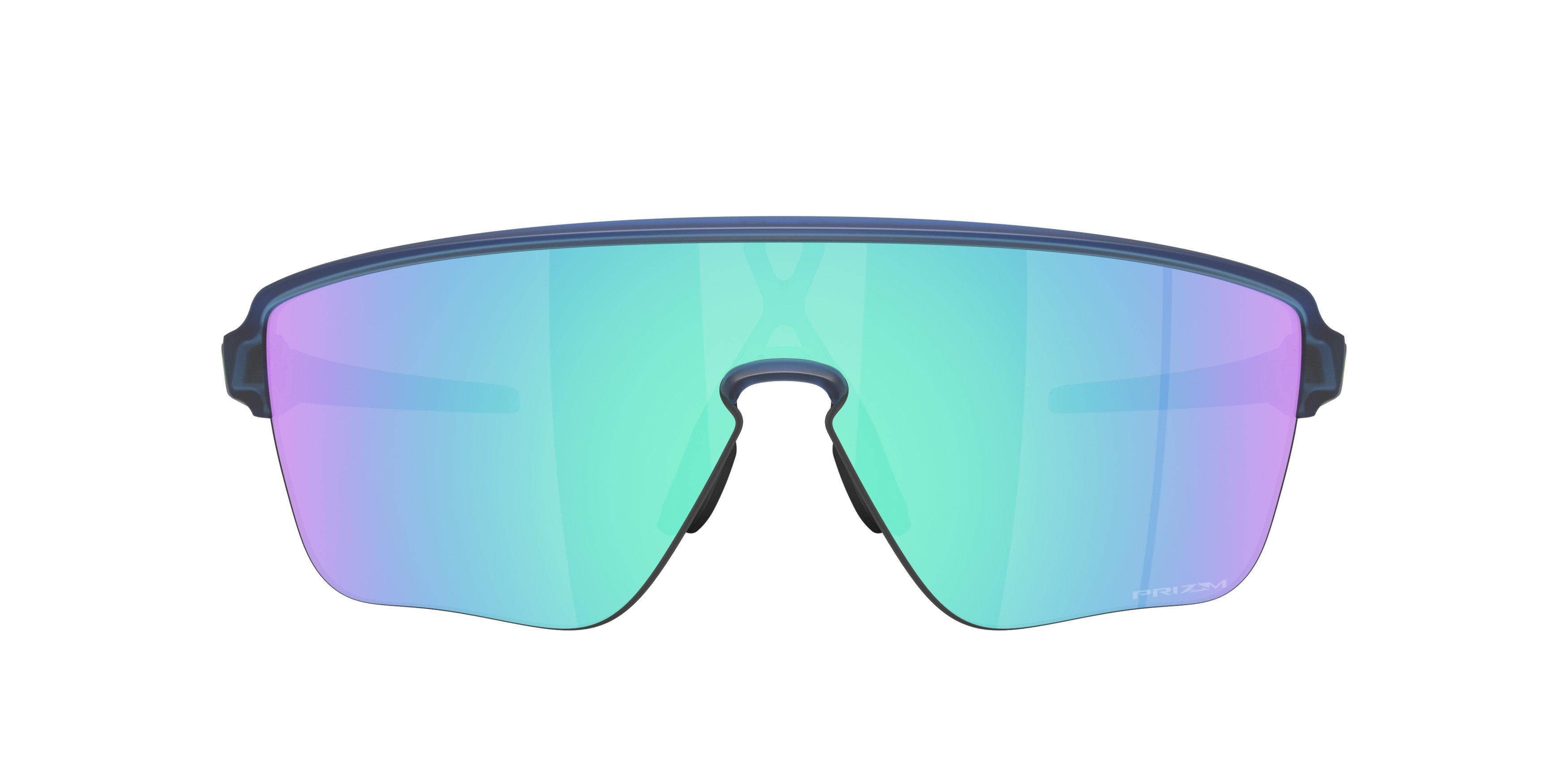 Oakley Corridor SQ Prizm Sapphire Sunglasses - Matte Trans Blue - BLUE Thumbnail View 2