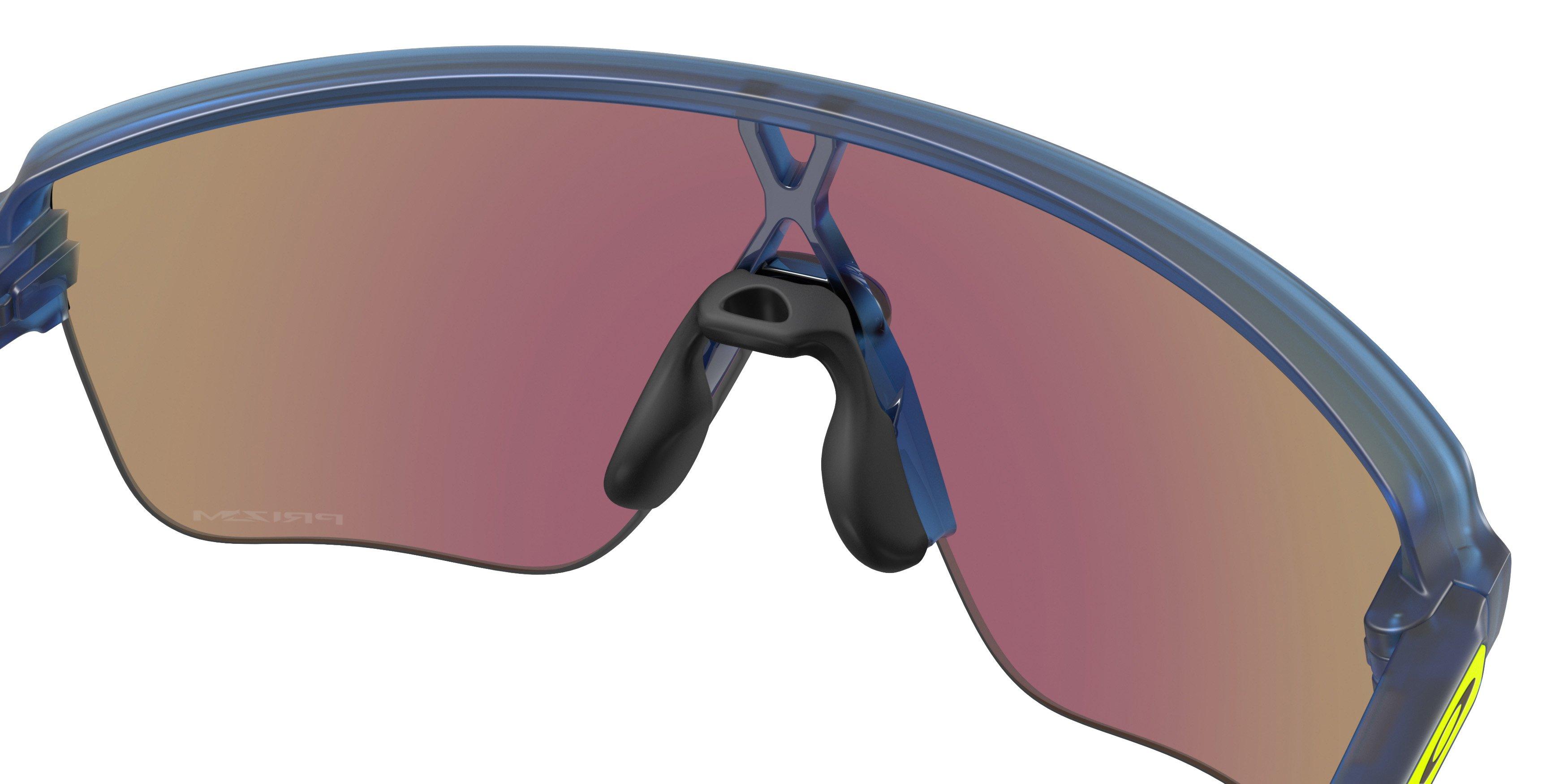 Oakley Corridor SQ Prizm Sapphire Sunglasses - Matte Trans Blue - BLUE Thumbnail View 6
