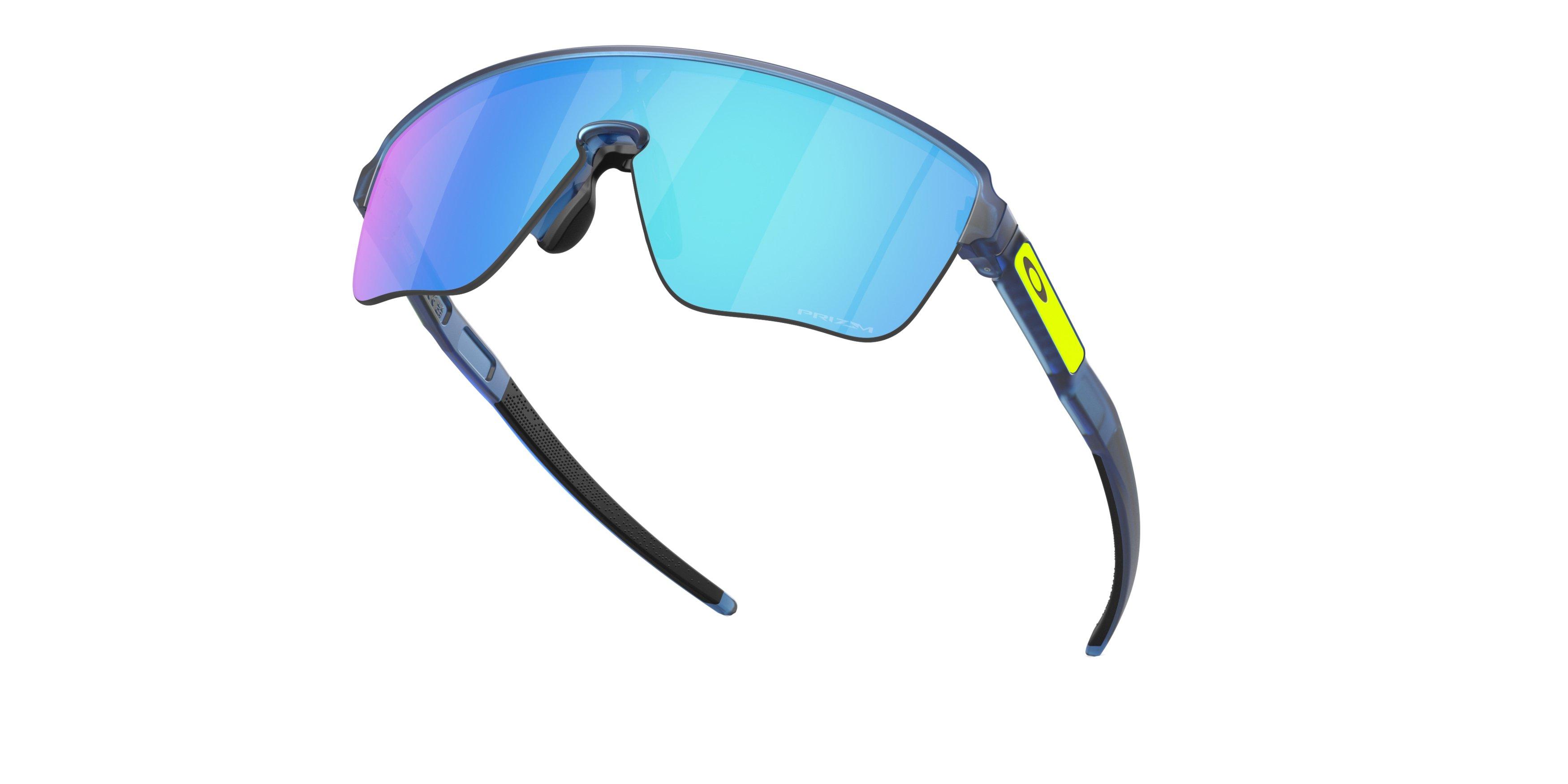 Oakley Corridor SQ Prizm Sapphire Sunglasses - Matte Trans Blue - BLUE Thumbnail View 7