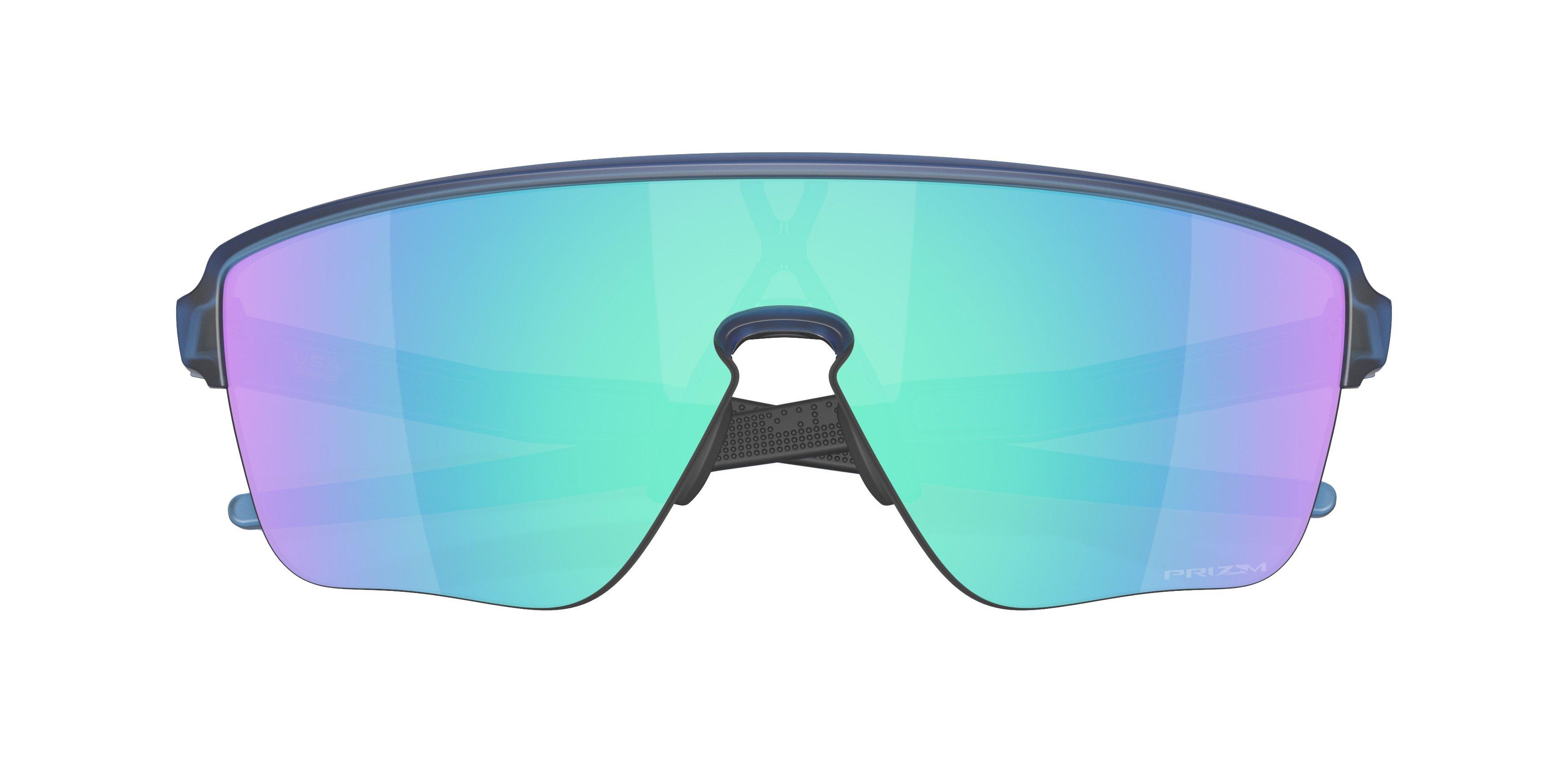 Oakley Corridor SQ Prizm Sapphire Sunglasses - Matte Trans Blue - BLUE Thumbnail View 8