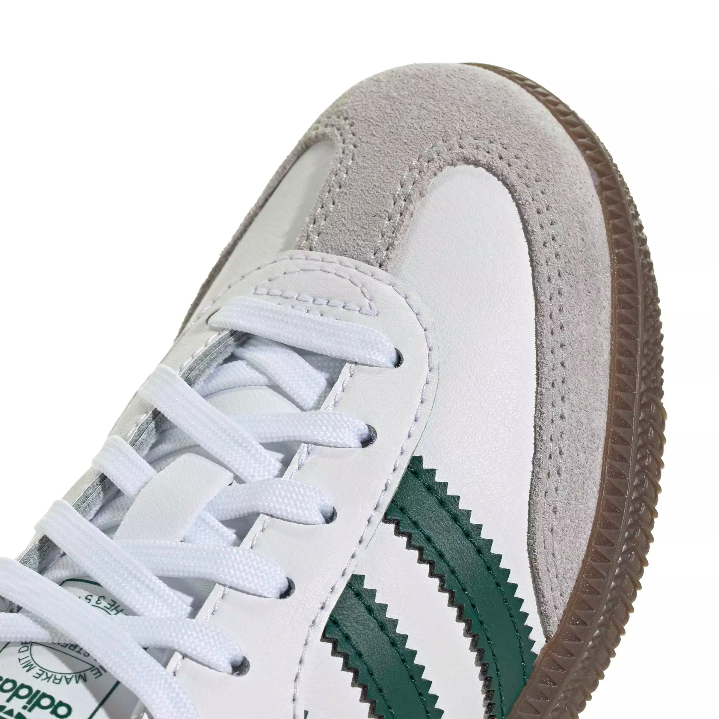 adidas Originals Samba OG "Ftwr White/Collegiate Green/Gum 5" Preschool Boys' Shoe - WHITE/GREEN/GUM