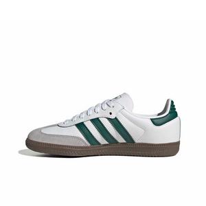 adidas Originals Samba OG "Ftwr White/Collegiate Green/Gum 5" Grade School Boys' Shoe