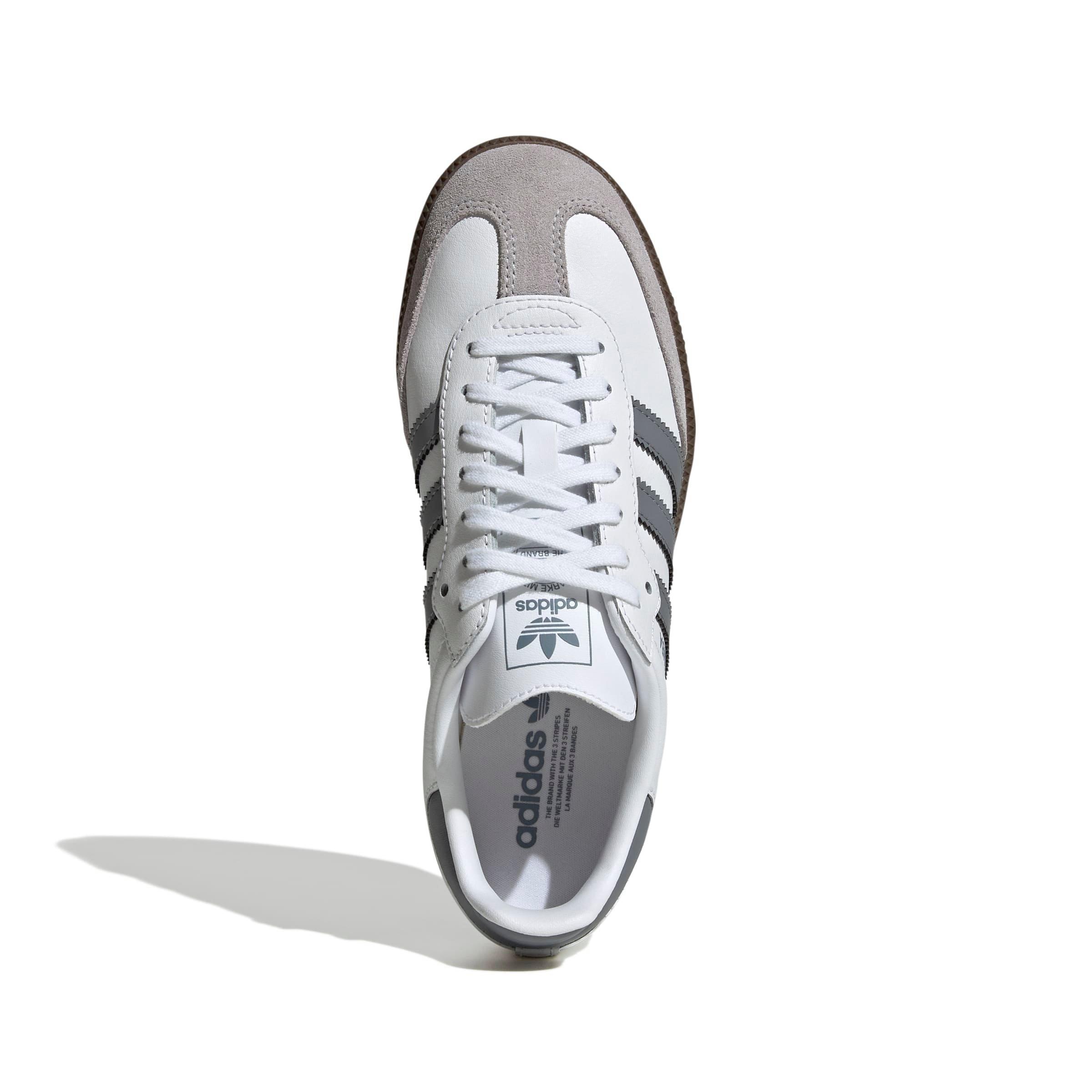 adidas Originals Samba OG Grade School Boys' "Ftwr White/Grey/Gum 5" Shoe