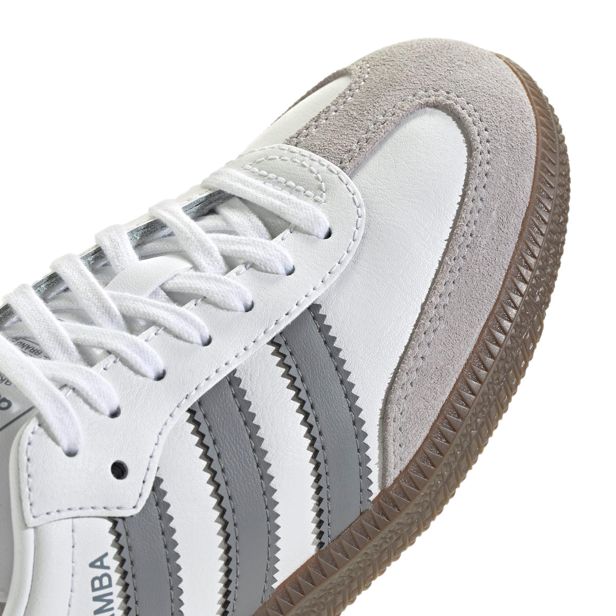 adidas Originals Samba OG Grade School Boys' "Ftwr White/Grey/Gum 5" Shoe