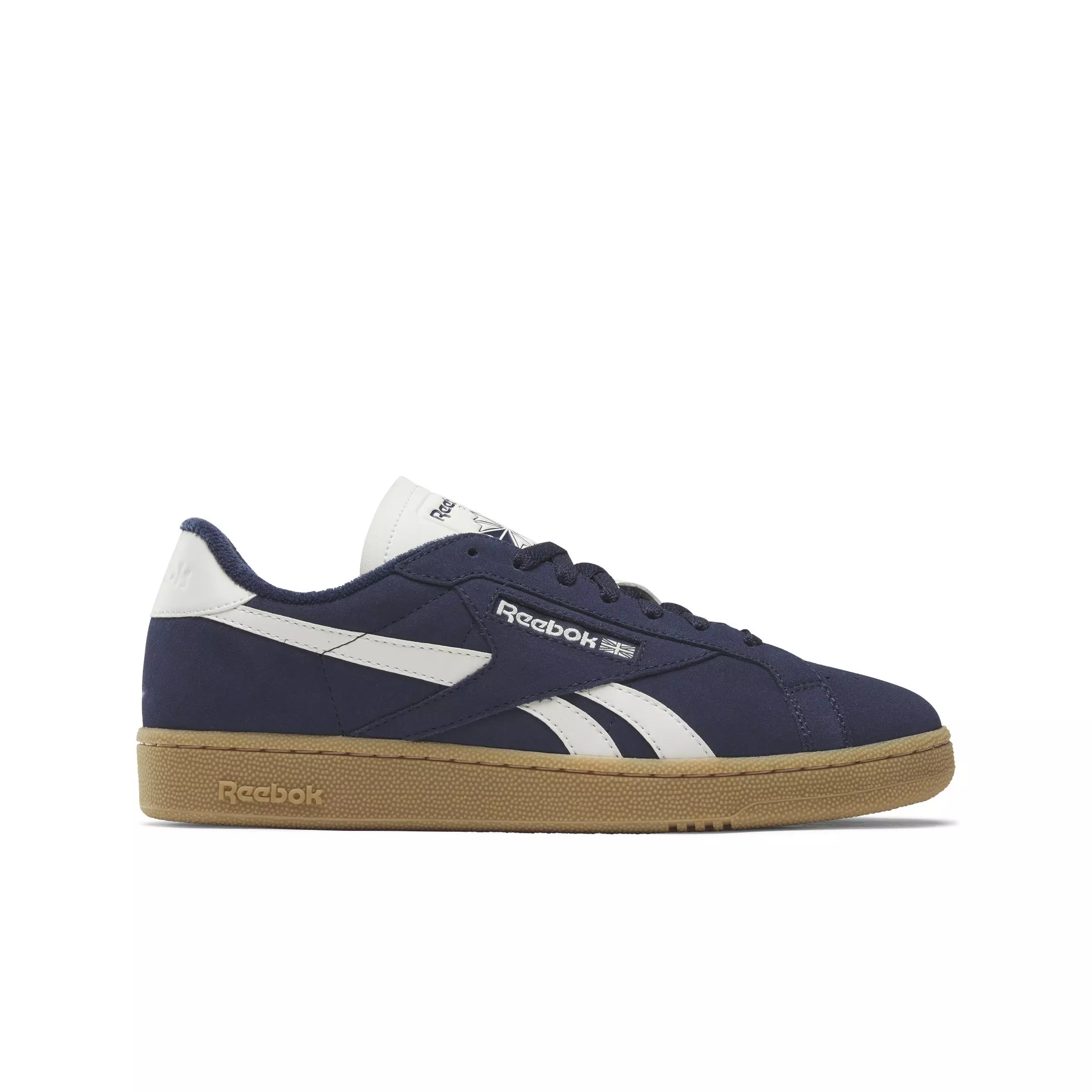 Reebok Club C Grounds UK "Vector Navy/Chalk/Reebok Rubber Gum-04" Unisex Shoe - NAVY/CHALK/GUM