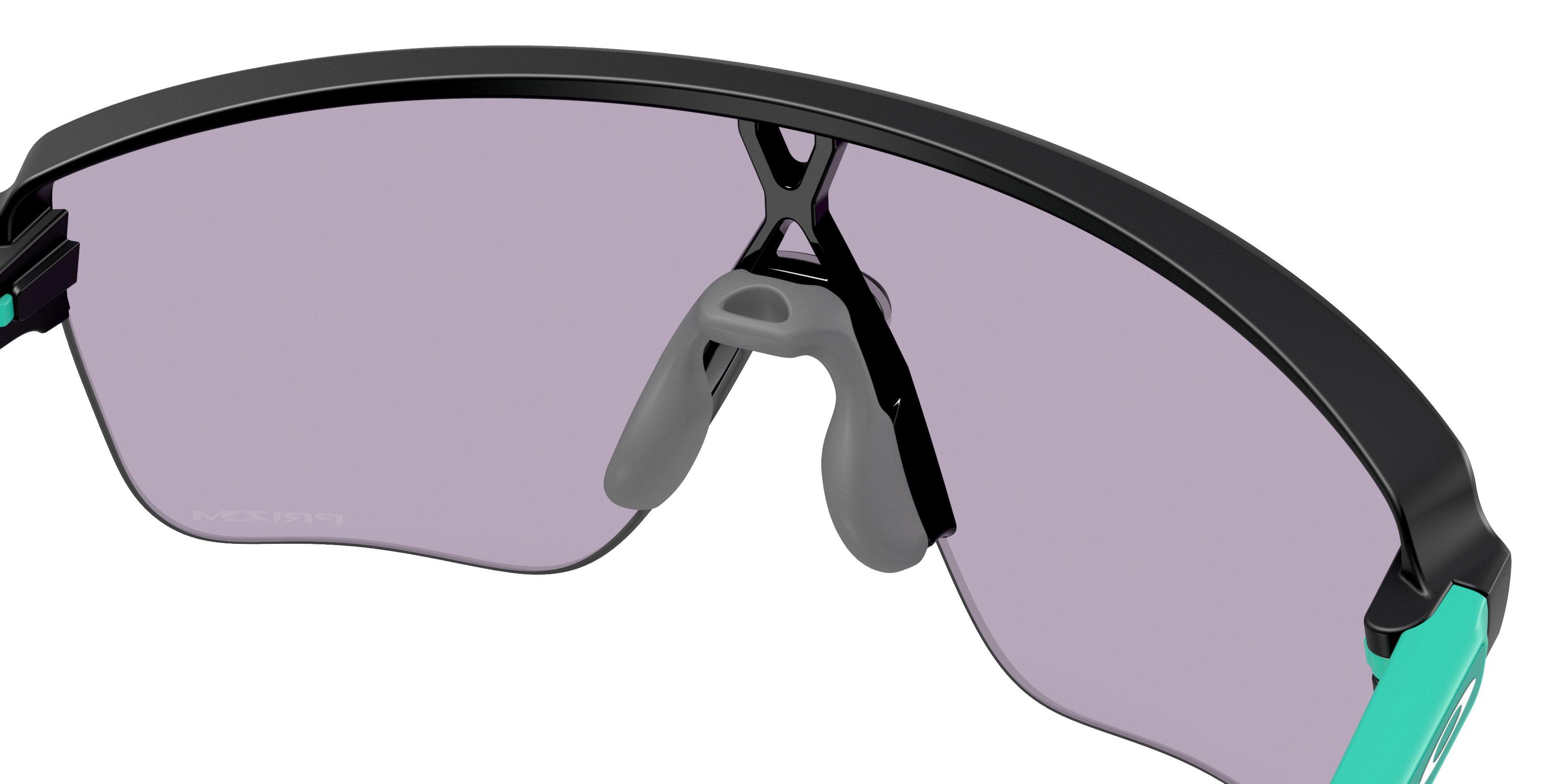 Oakley Corridor SQ Prizm Slate Sunglasses - Matte Black - BLACK/GREY Thumbnail View 6