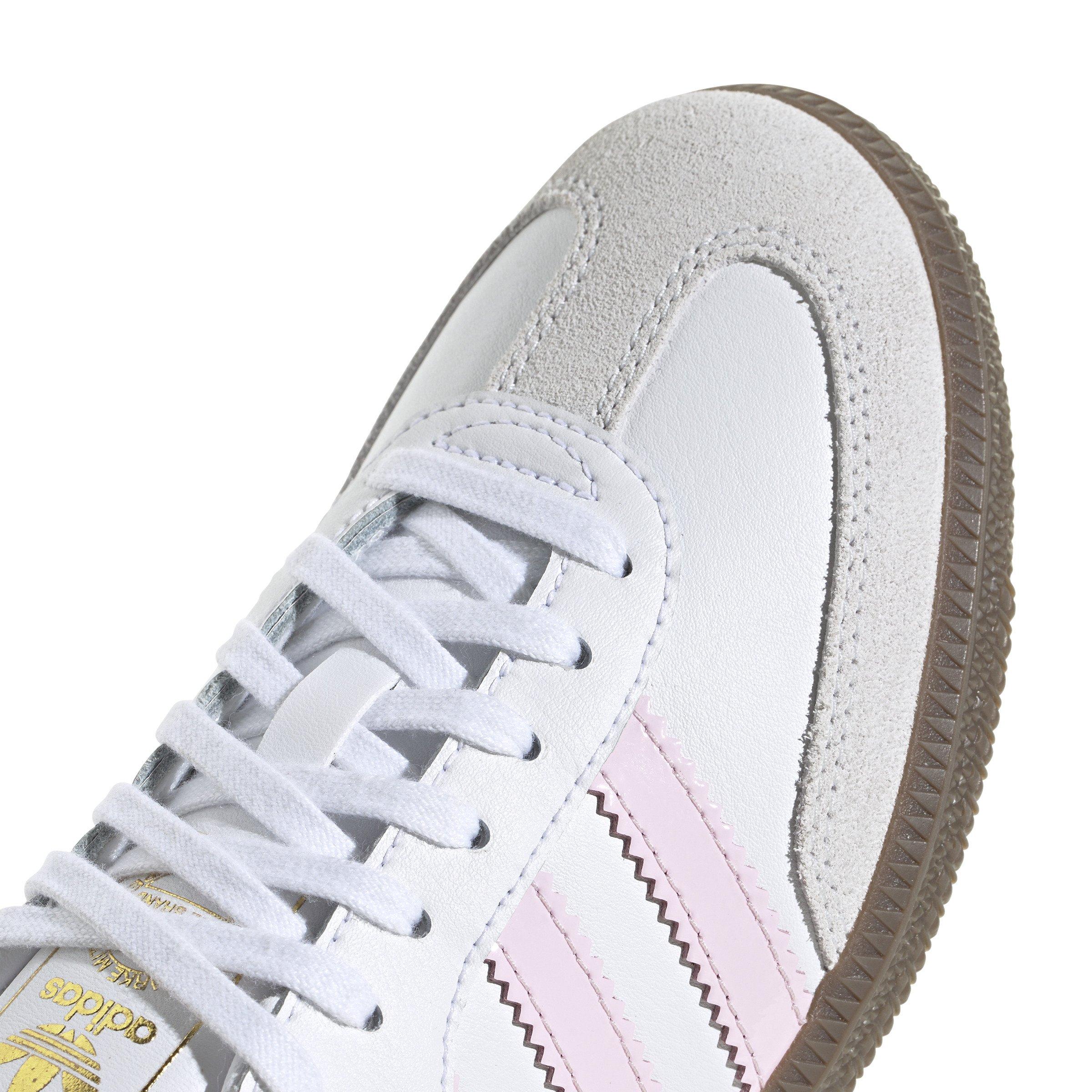 adidas Originals Samba OG Grade School Girls' "Ftwr White/Clear Pink/Gum 5" Shoe