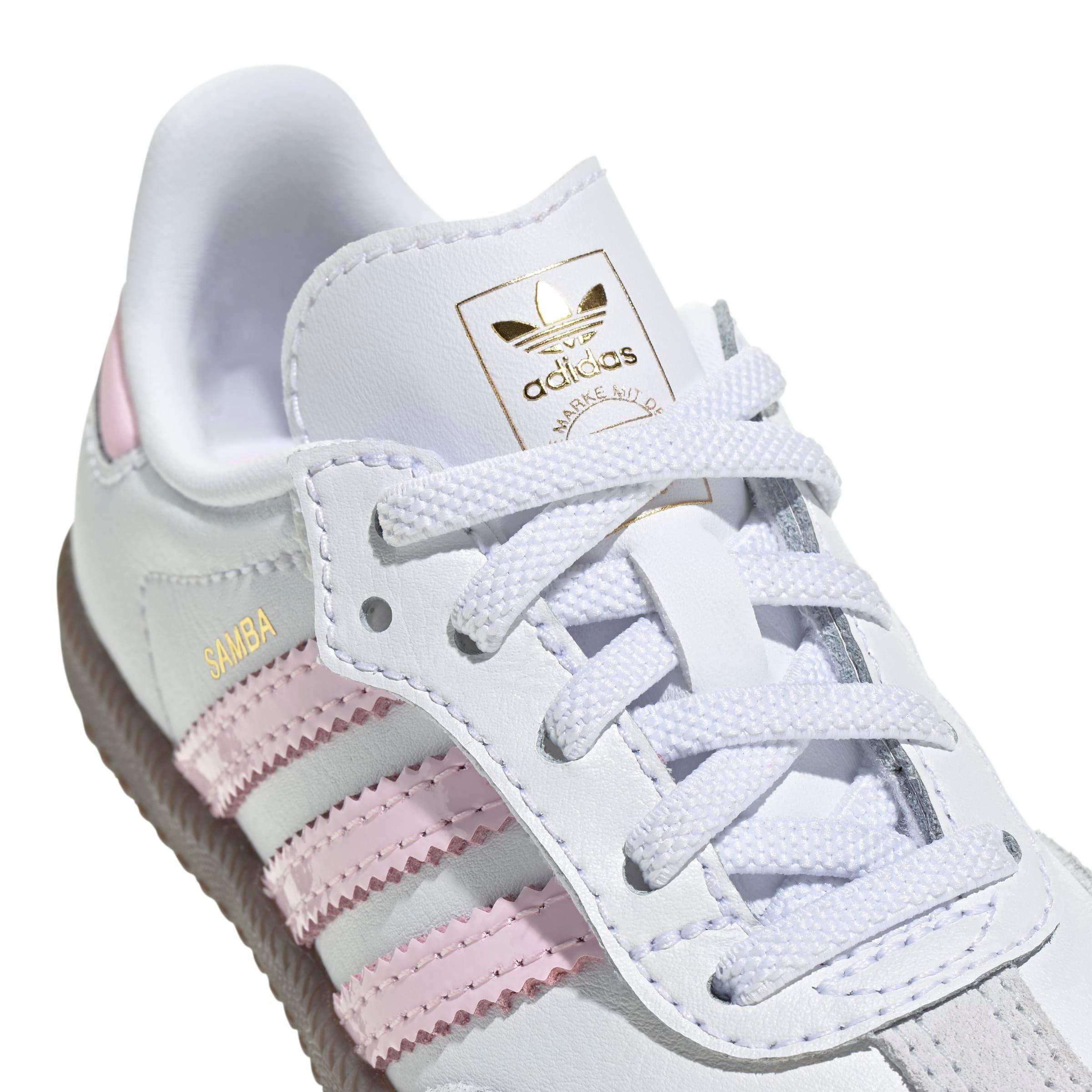 adidas Originals Samba OG Comfort Closure Infant Girls' "Ftwr White/Clear Pink/Gum 5" Shoe