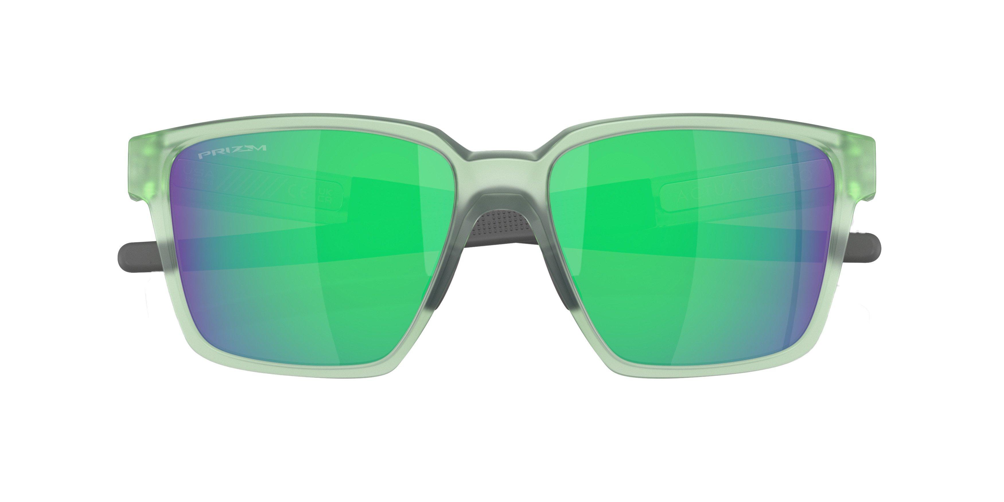 Oakley Actuator SQ Prizm Jade Sunglasses - Matte Trans Jade - GREEN Thumbnail View 8